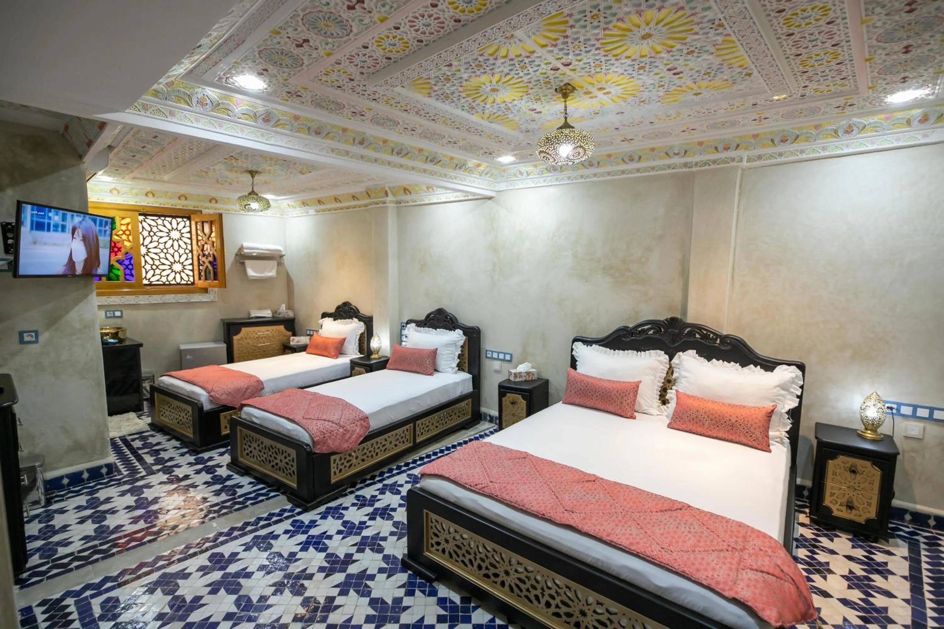 Bed in Hotel & Ryad DALILA