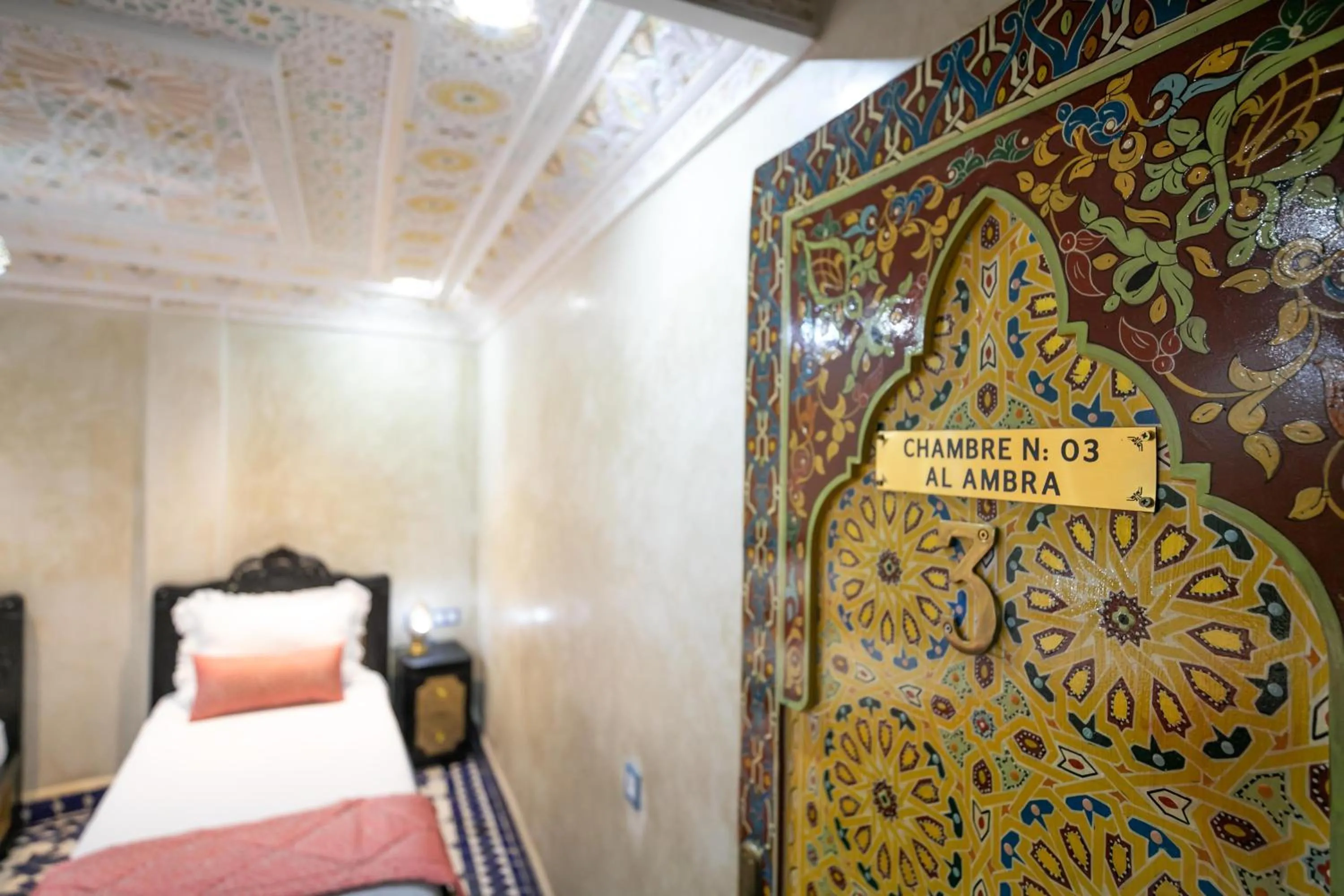 Bed in Hotel & Ryad DALILA