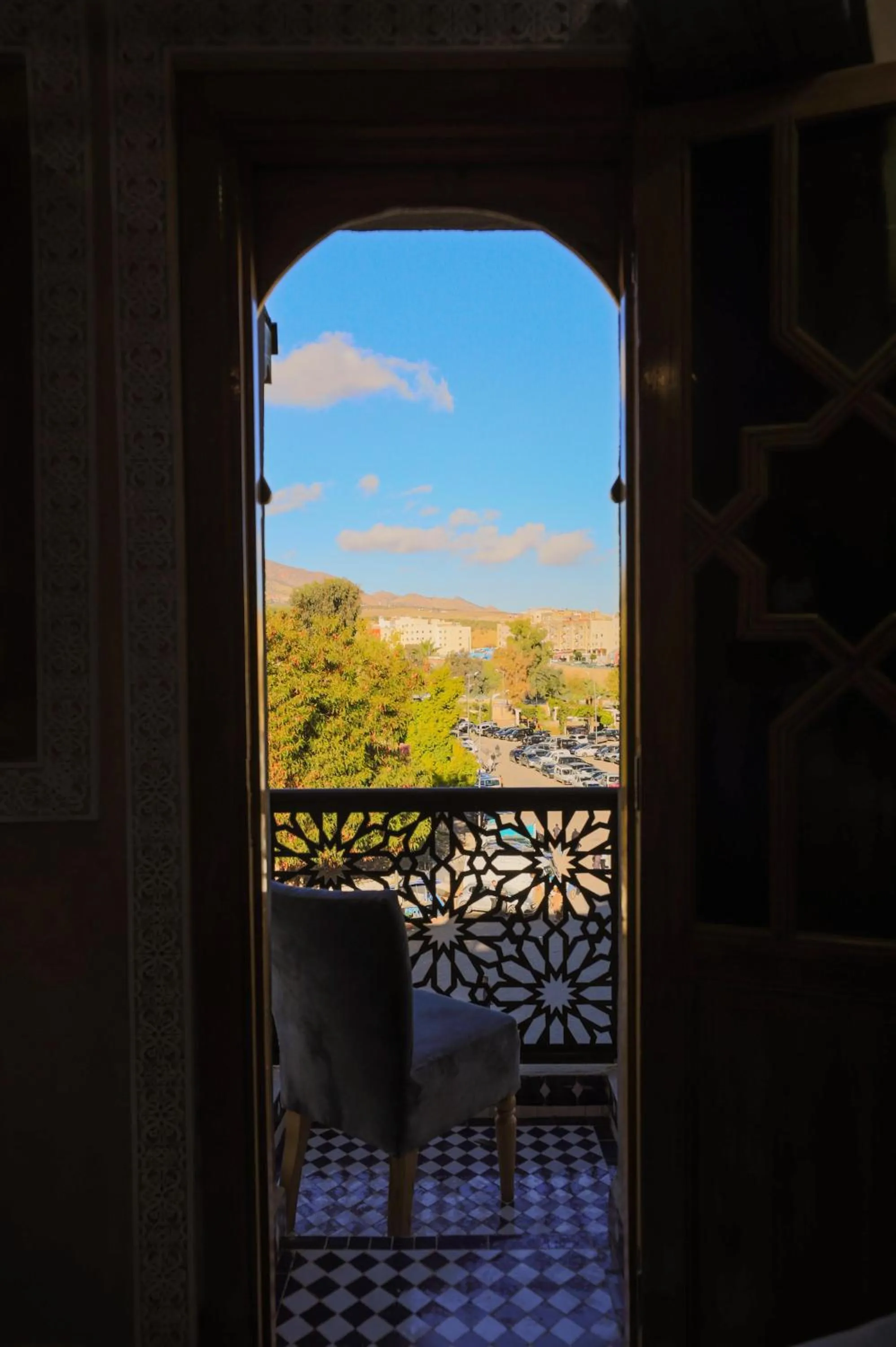 Balcony/Terrace in Hotel & Ryad DALILA