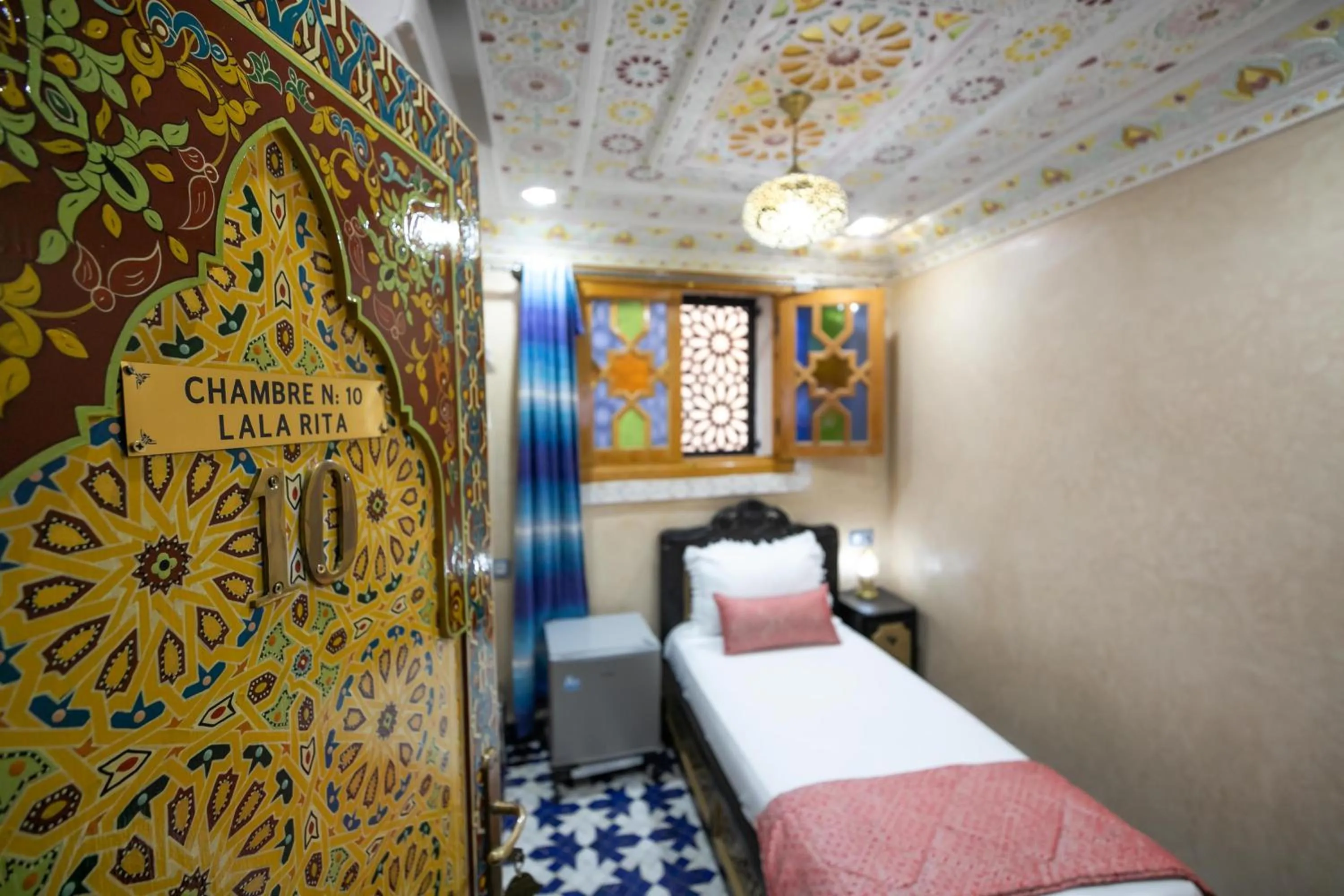 Bed in Hotel & Ryad DALILA