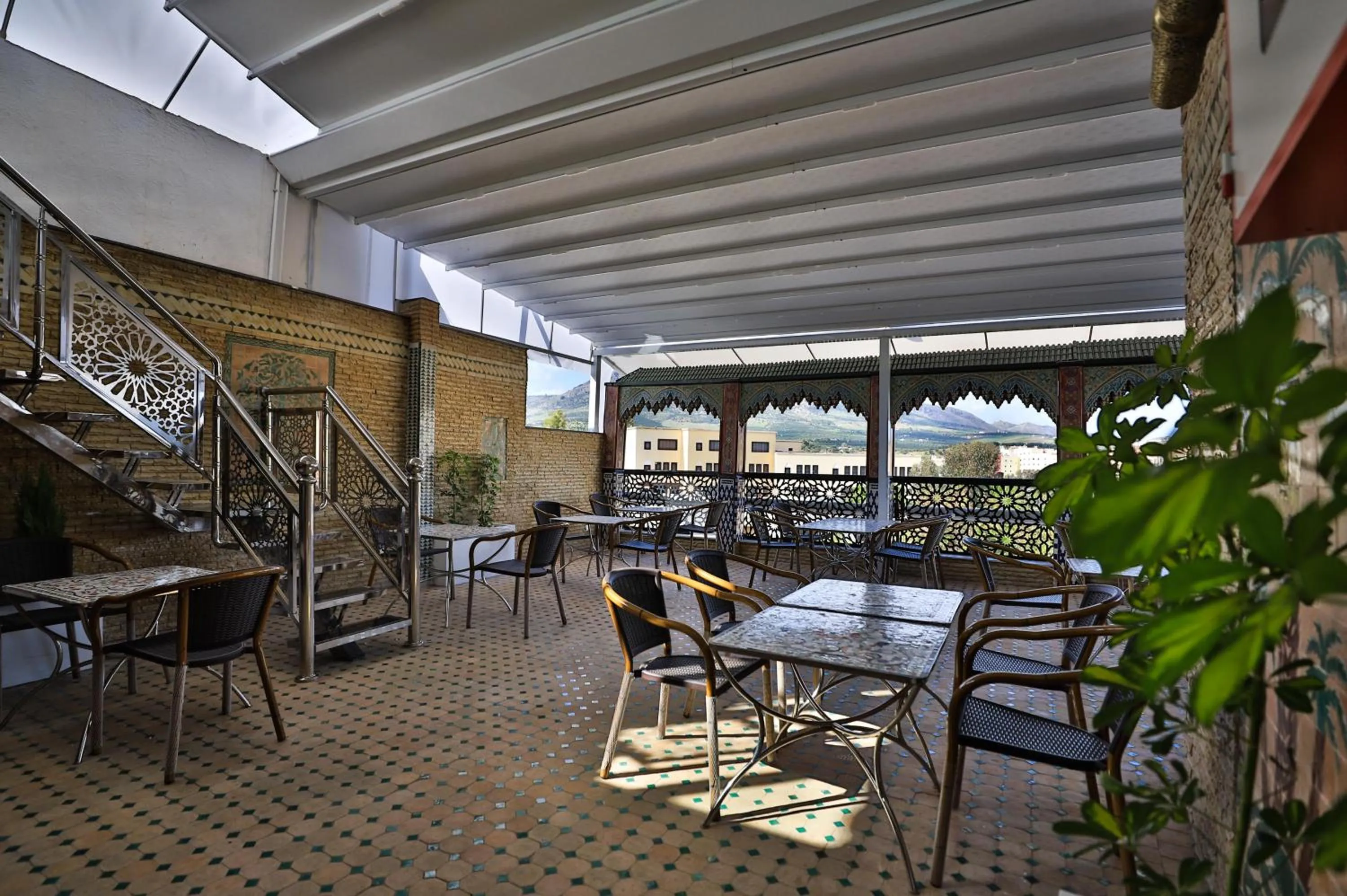 Balcony/Terrace in Hotel & Ryad DALILA