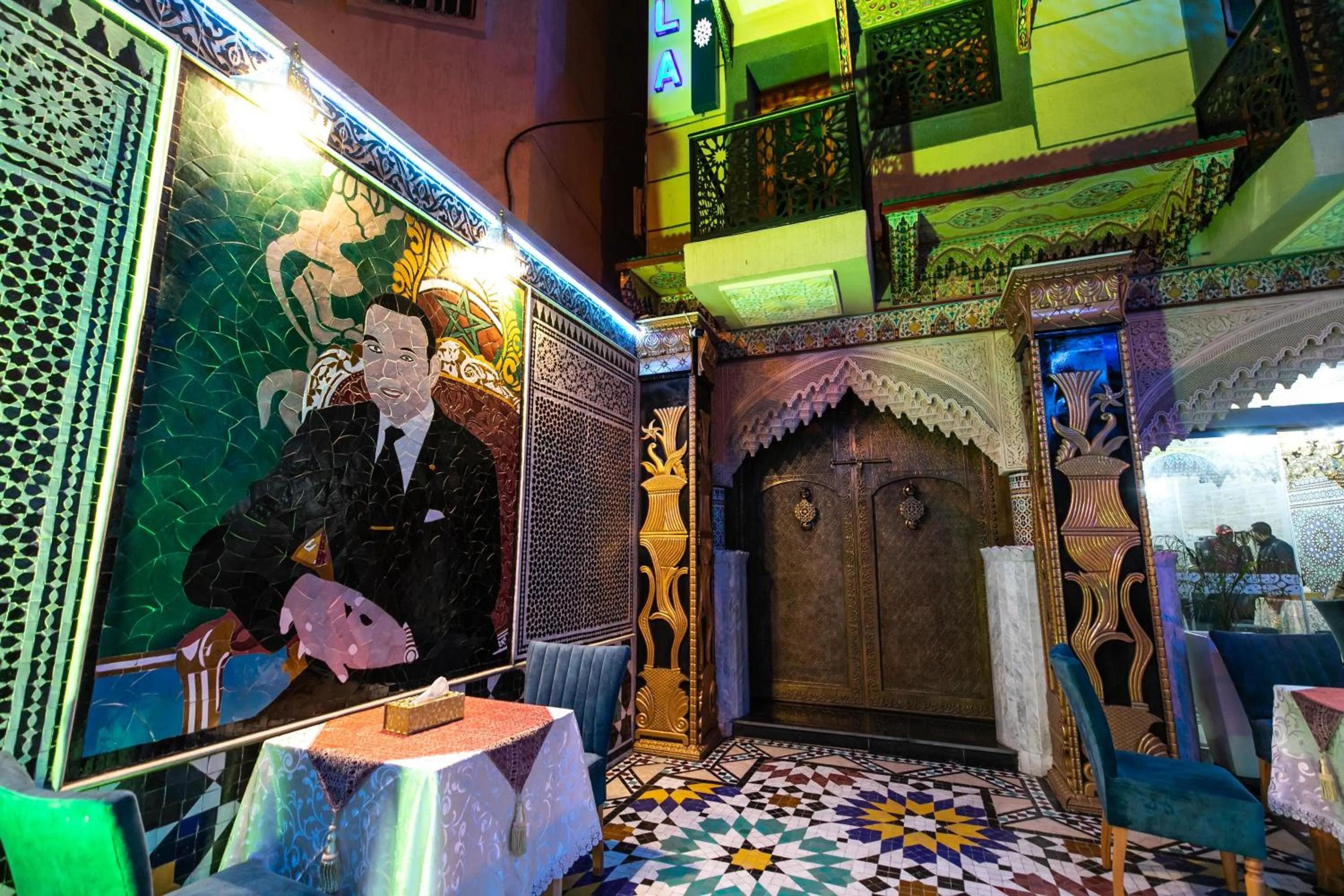 Restaurant/places to eat in Hotel & Ryad DALILA