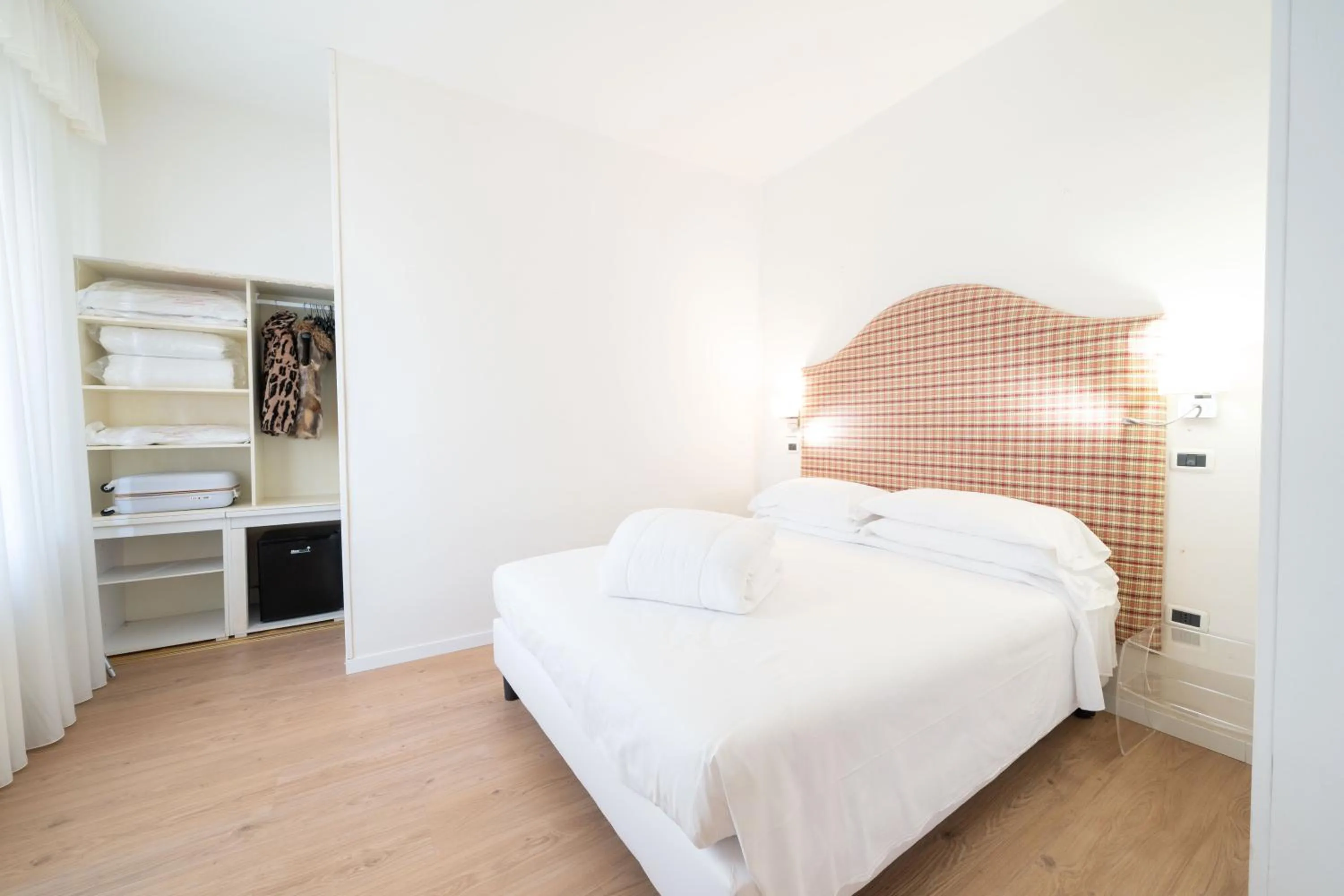 Bed in Hotel Manzoni Wellness&Spa