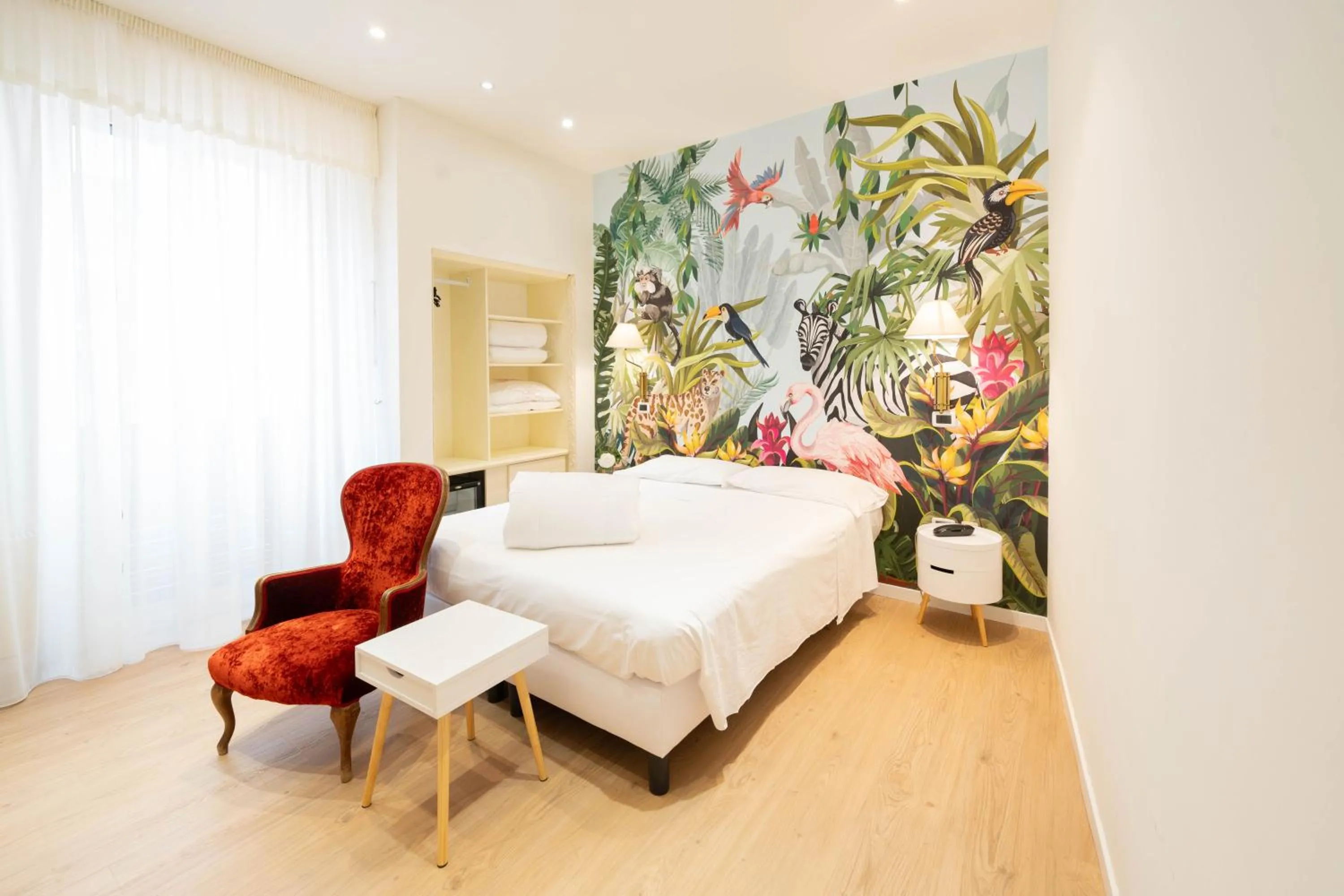 Bed in Hotel Manzoni Wellness&Spa