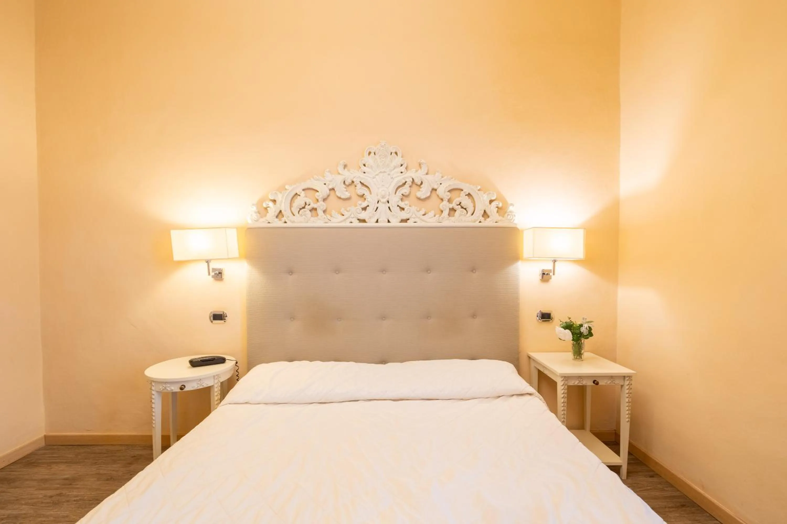 Bed in Hotel Manzoni Wellness&Spa