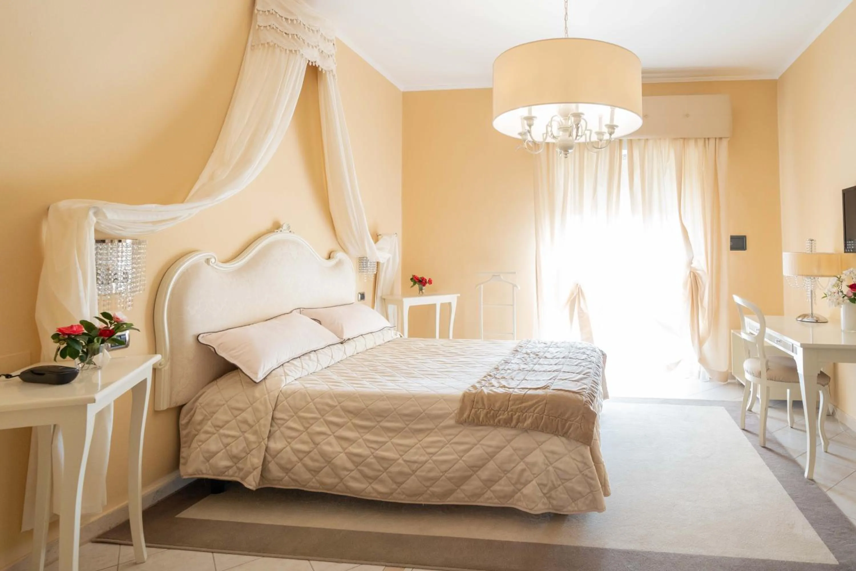 Bed in Hotel Manzoni Wellness&Spa