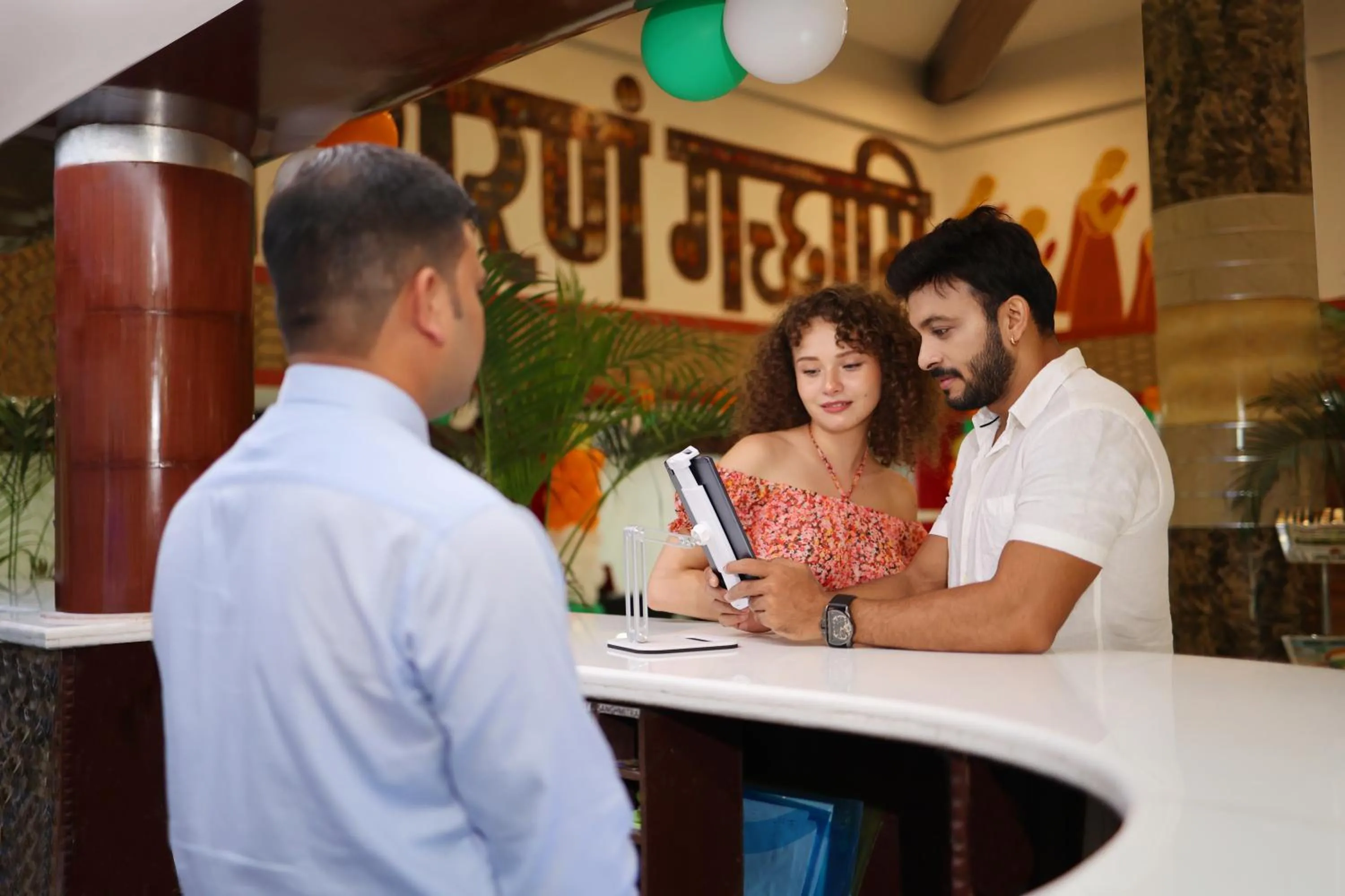 Lobby or reception in Sambodhi Retreat