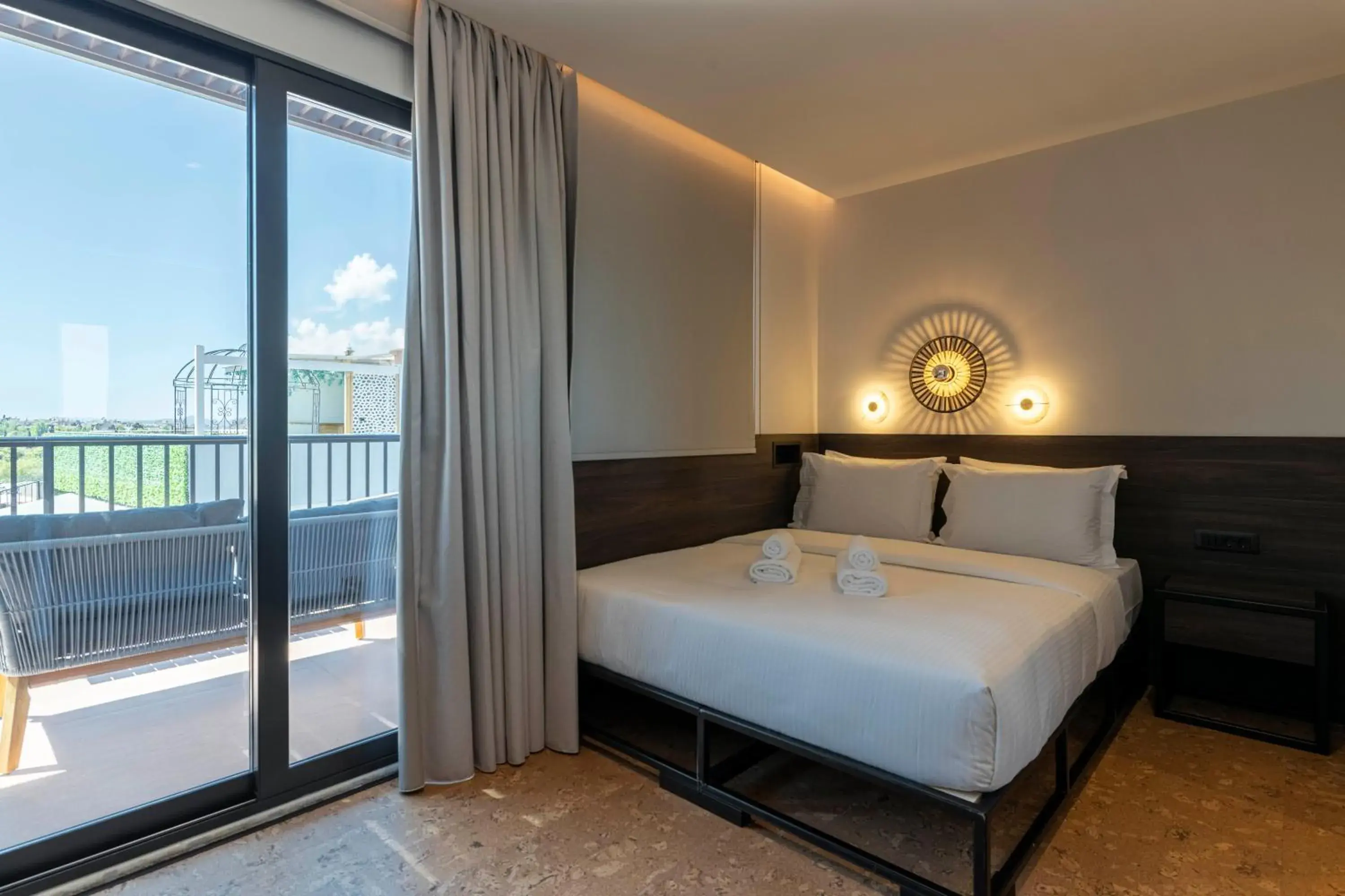 Deluxe Queen Room with Acropolis View Balcony in PAREA Athens Deluxe Queen Room with Acropolis View Balcony in PAREA Athens