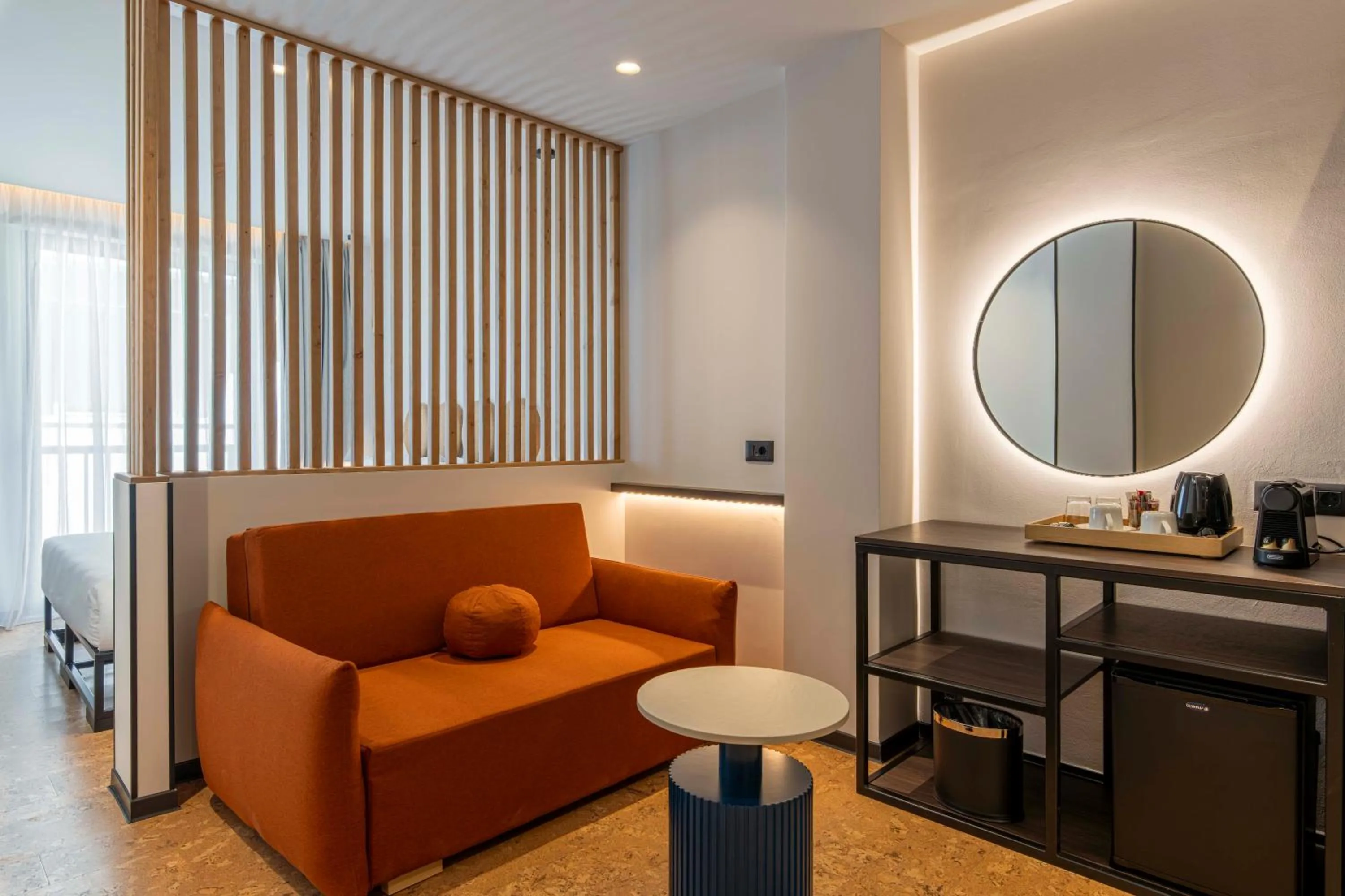 Seating area in PAREA Athens