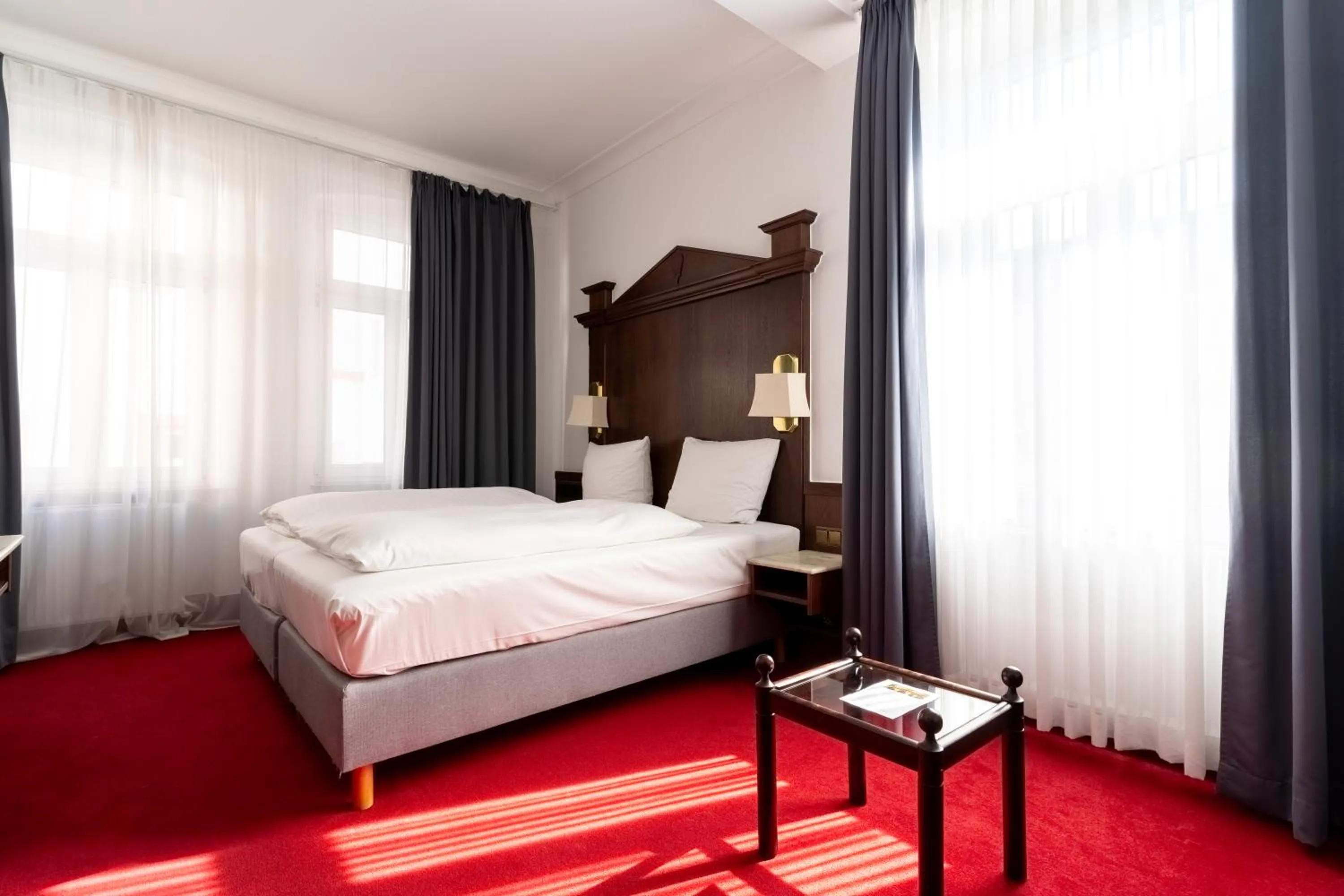 Bed in Hotel zum Ritter