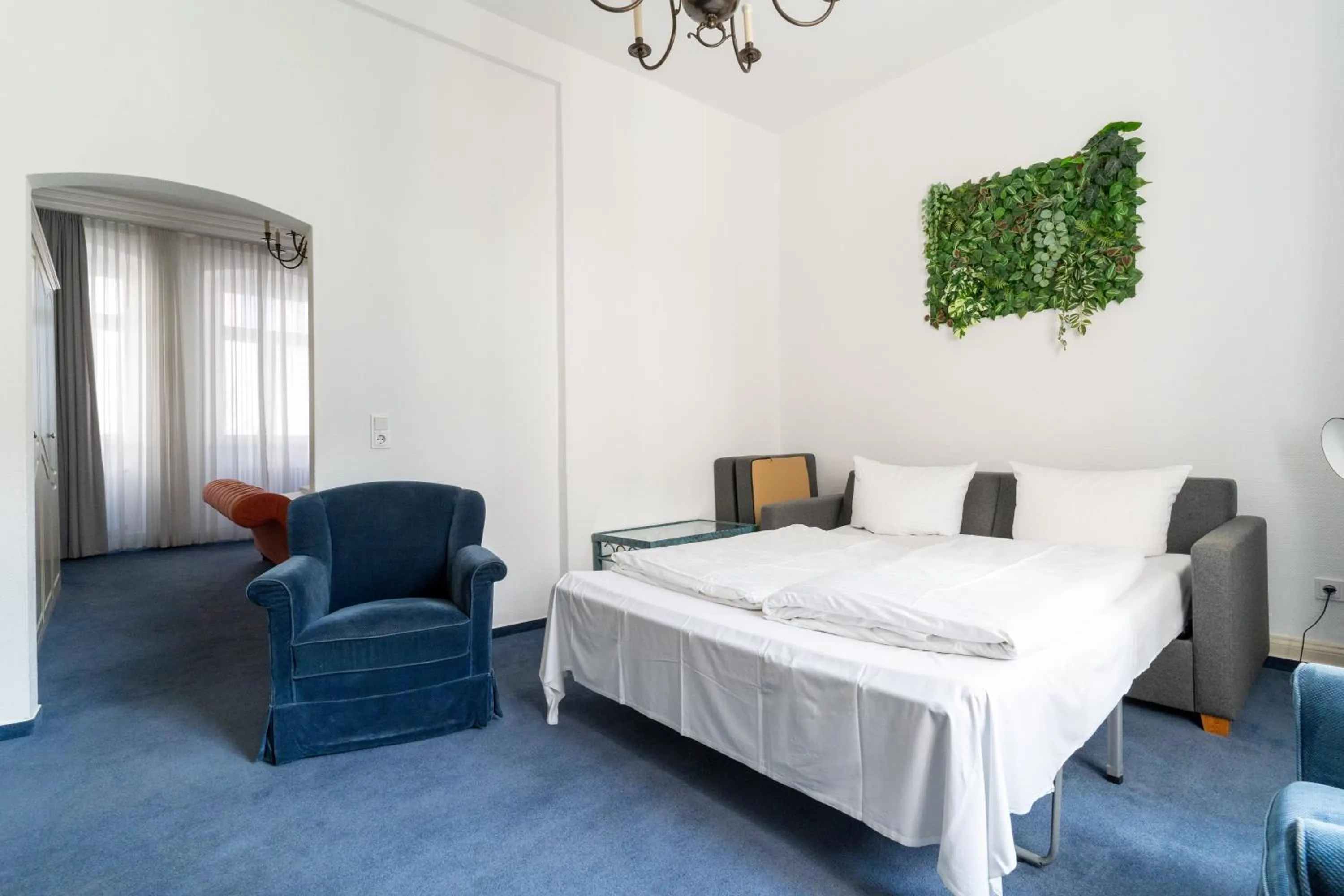 Bed in Hotel zum Ritter