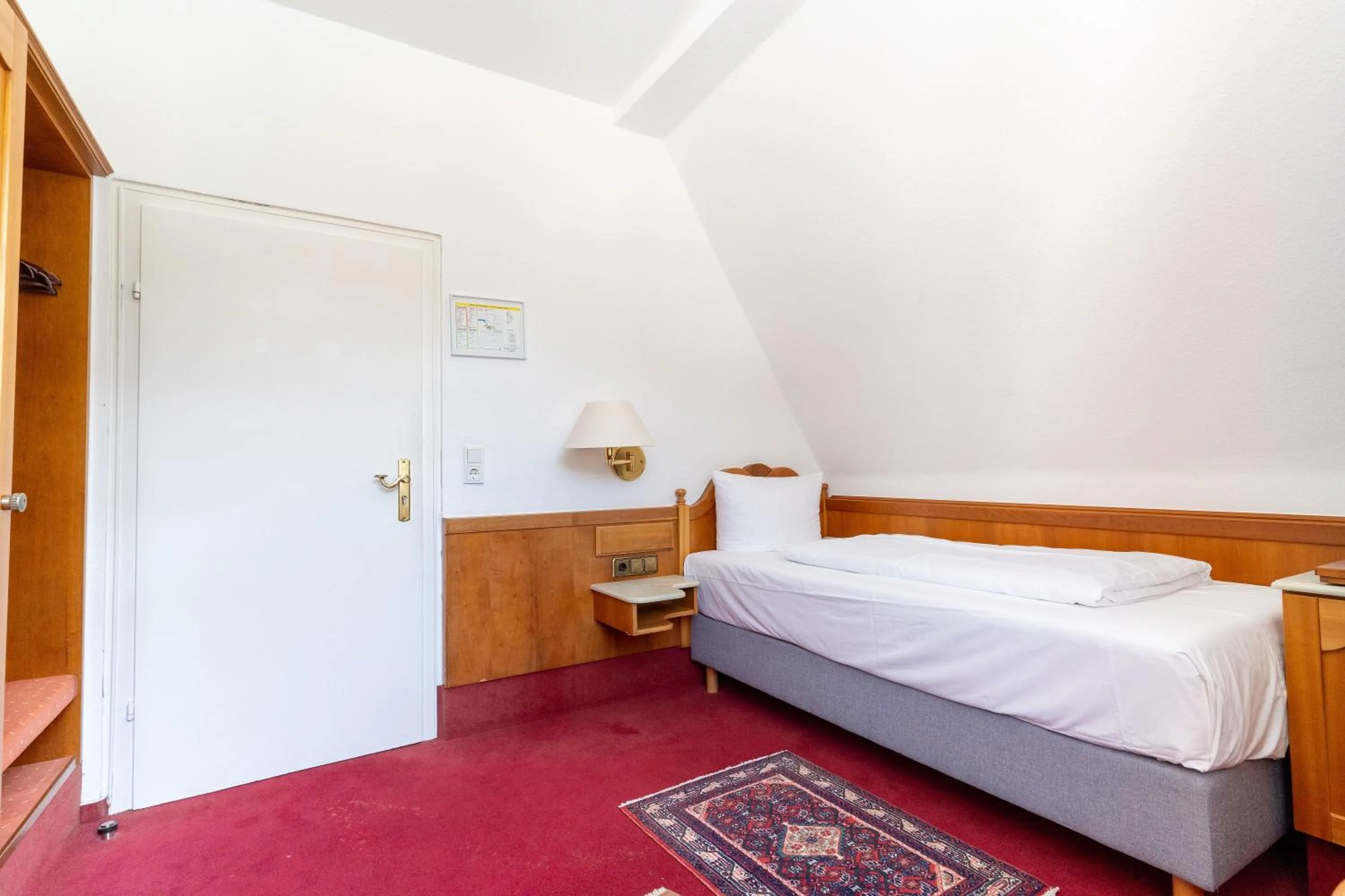 Bed in Hotel zum Ritter