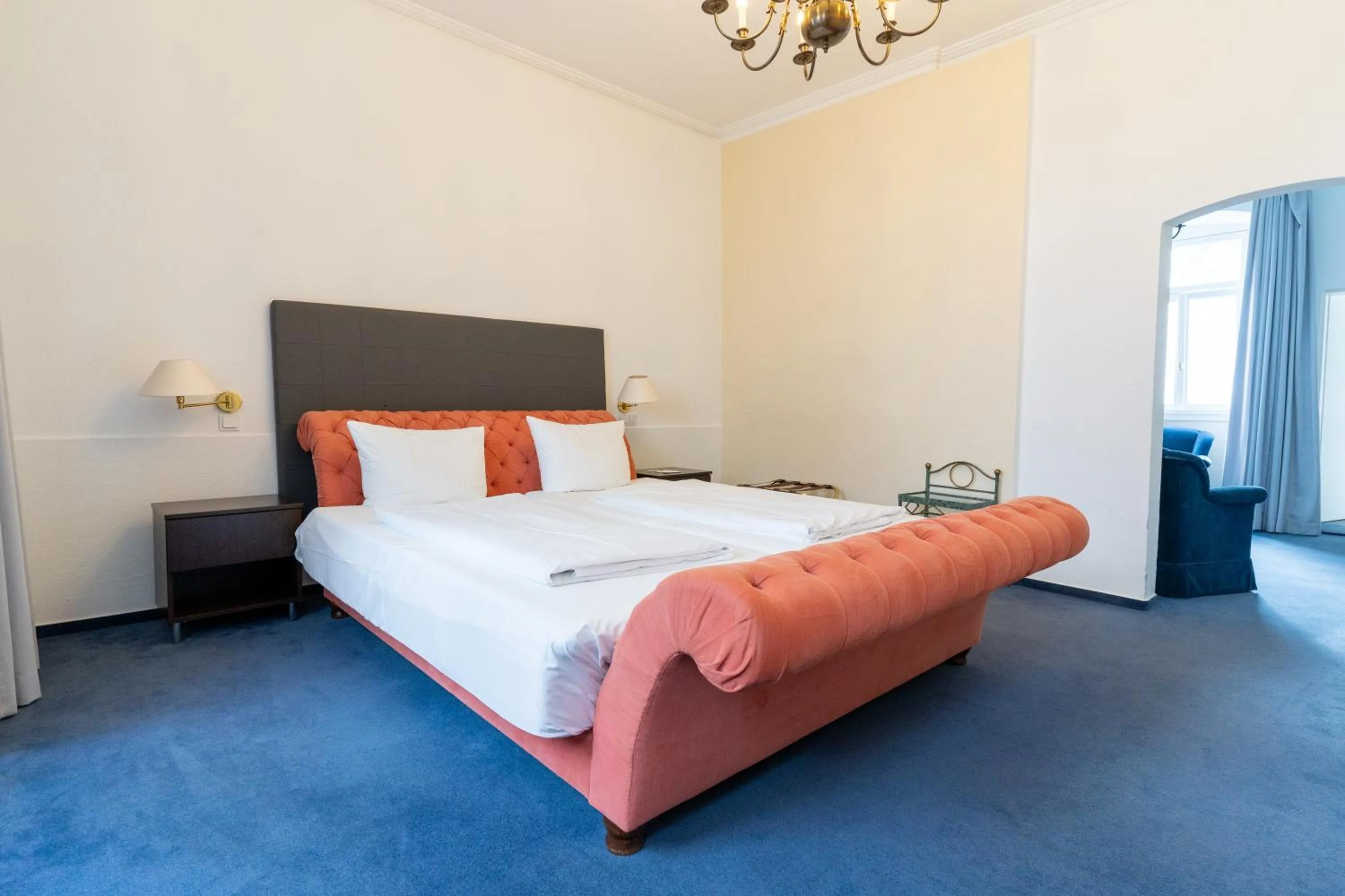 Bed in Hotel zum Ritter