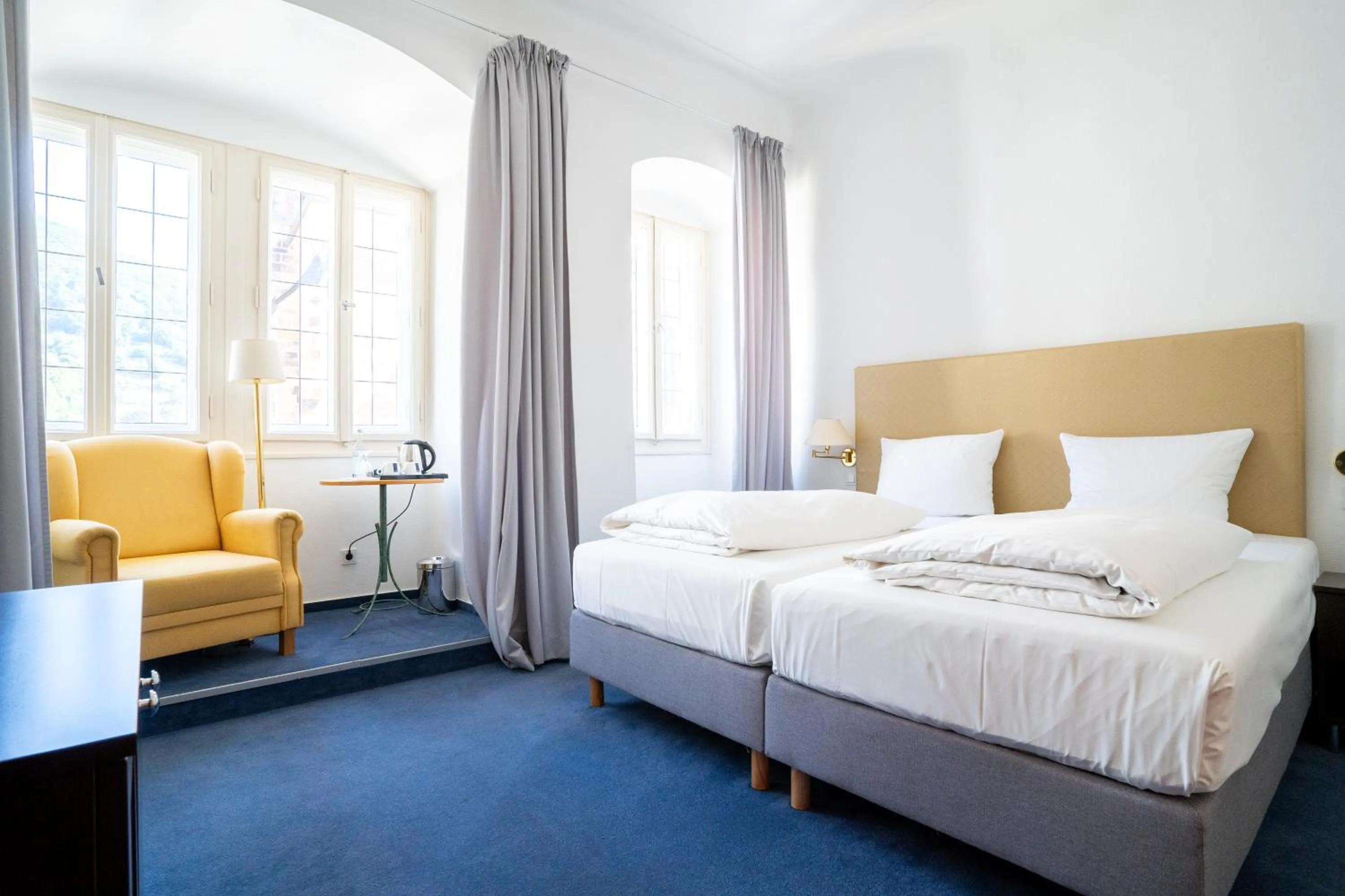 Bed in Hotel zum Ritter