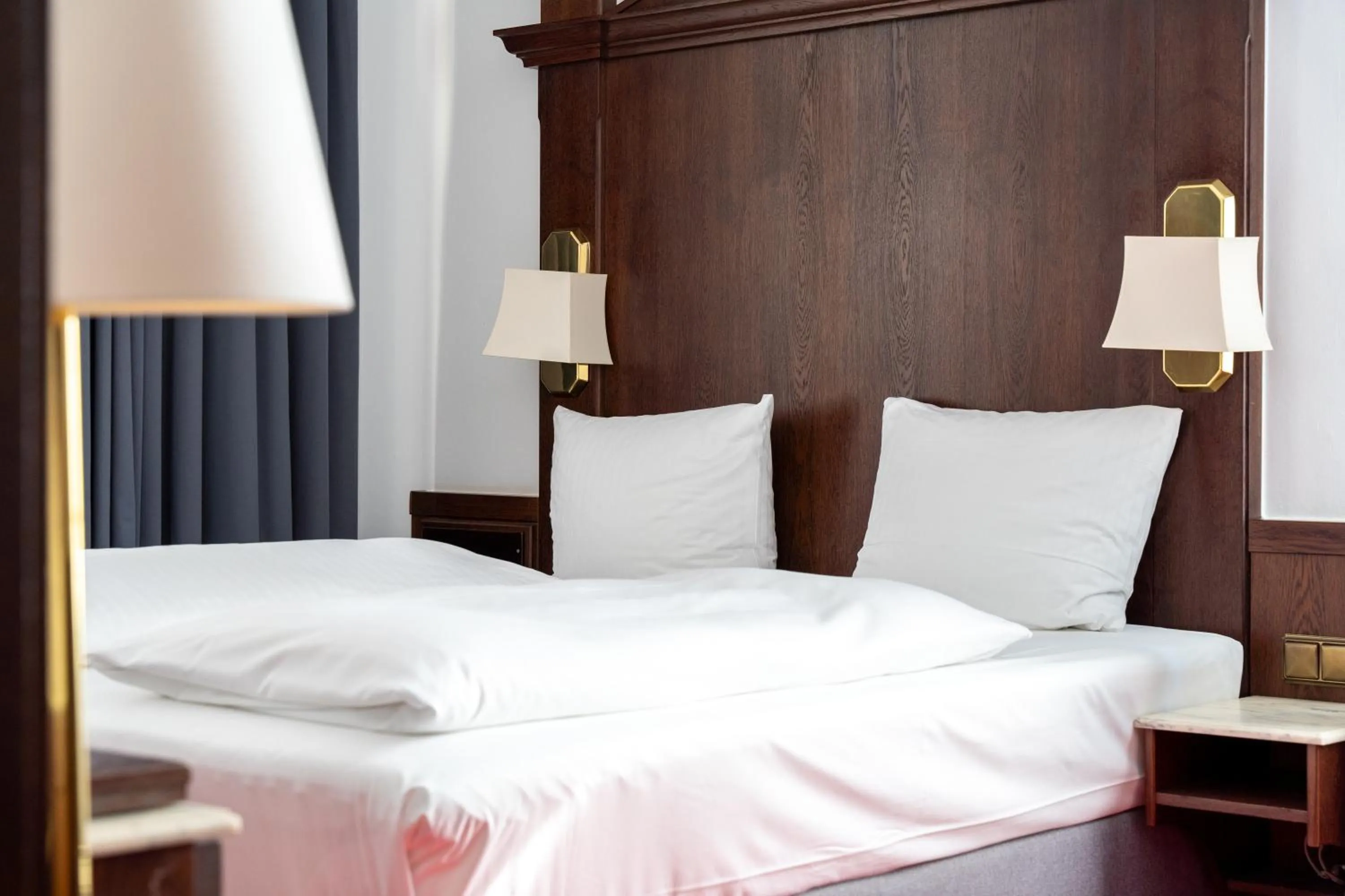 Bed in Hotel zum Ritter