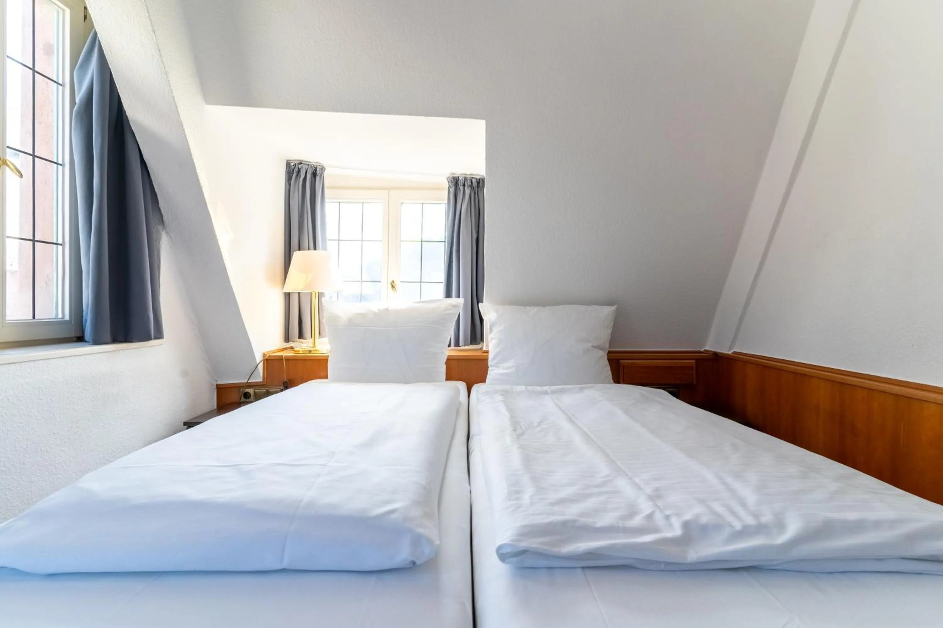 Bed in Hotel zum Ritter