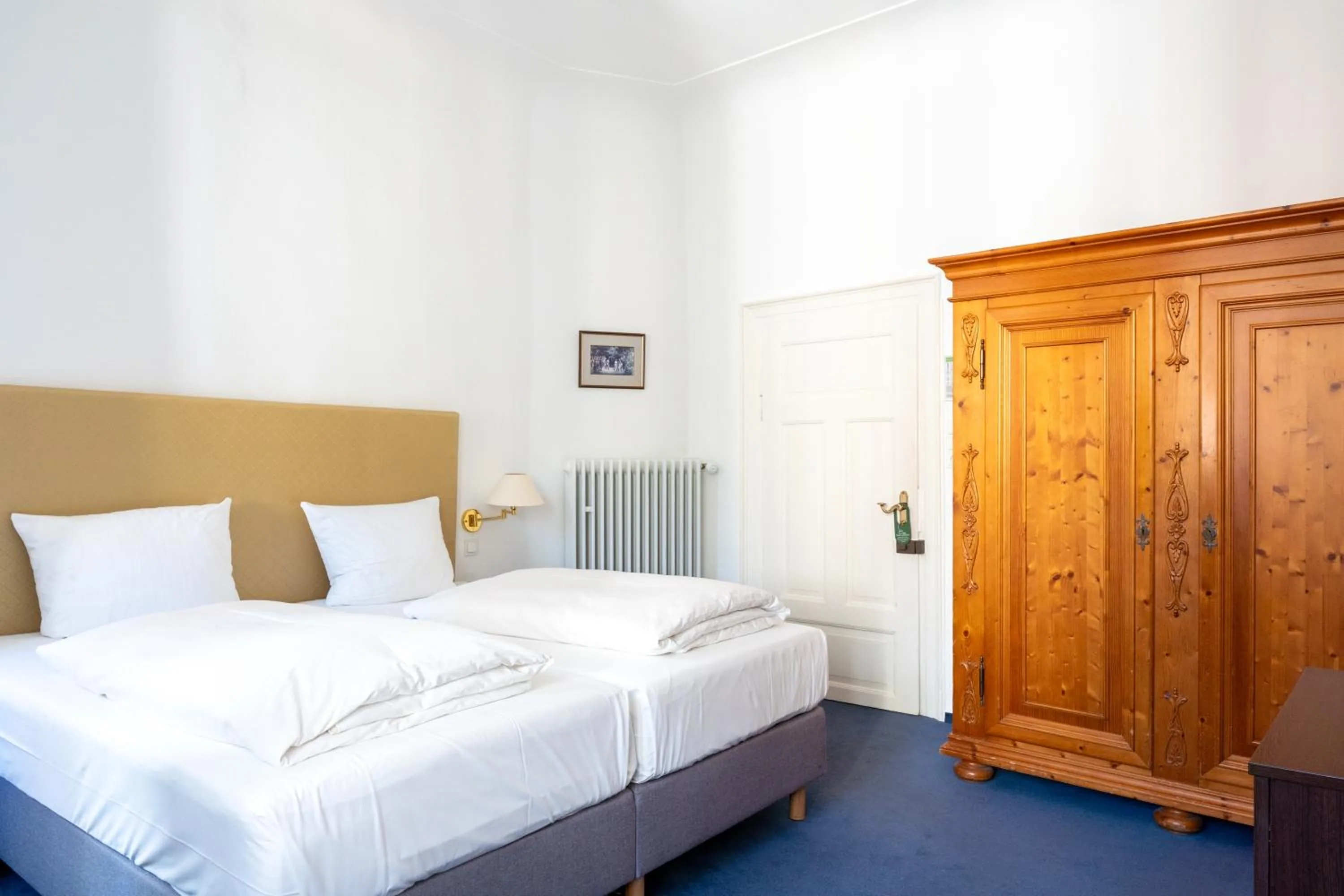 Bed in Hotel zum Ritter