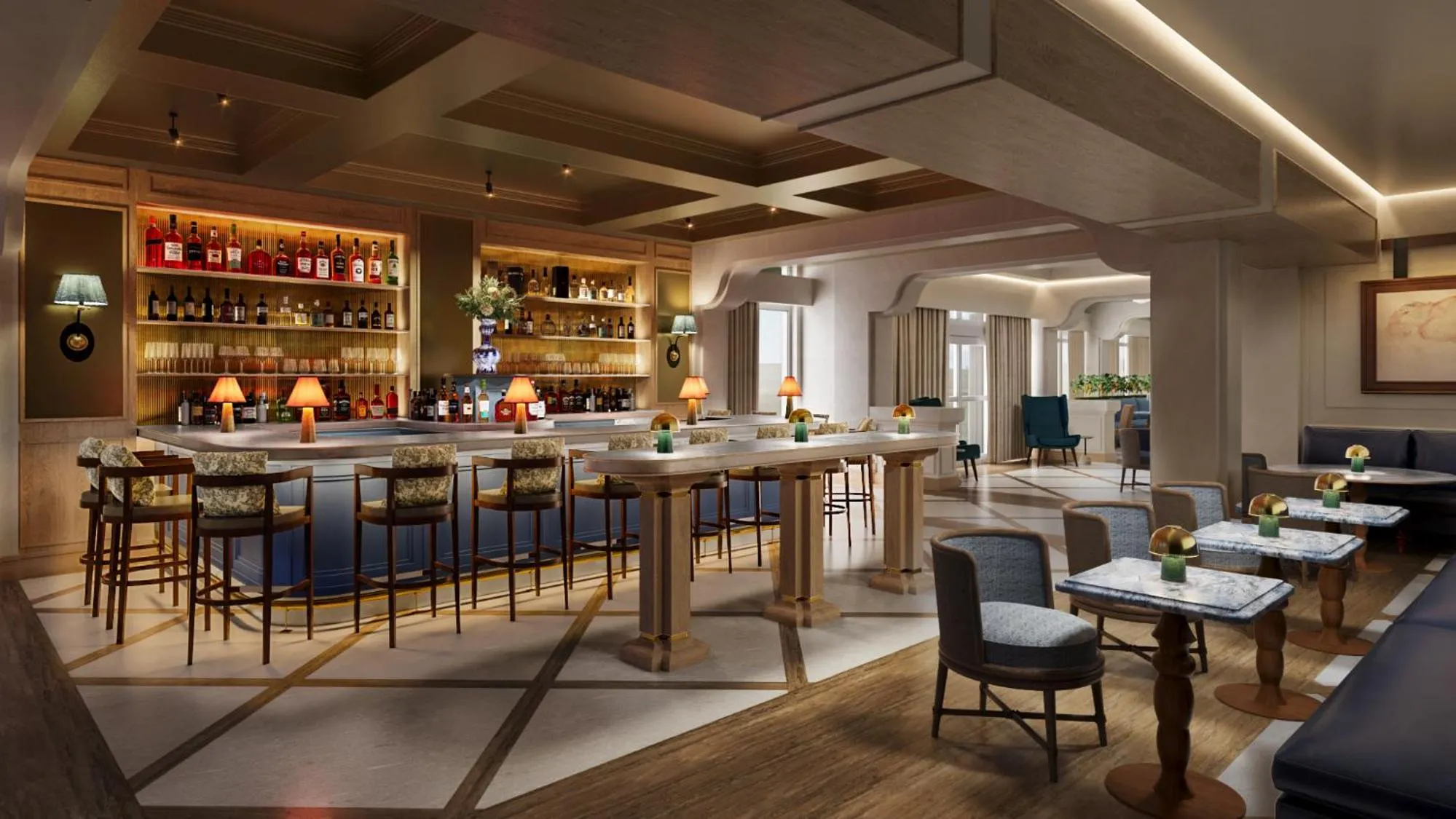 Lounge or bar in The Seagate Hotel, Golf & Beach Club, Autograph Collection
