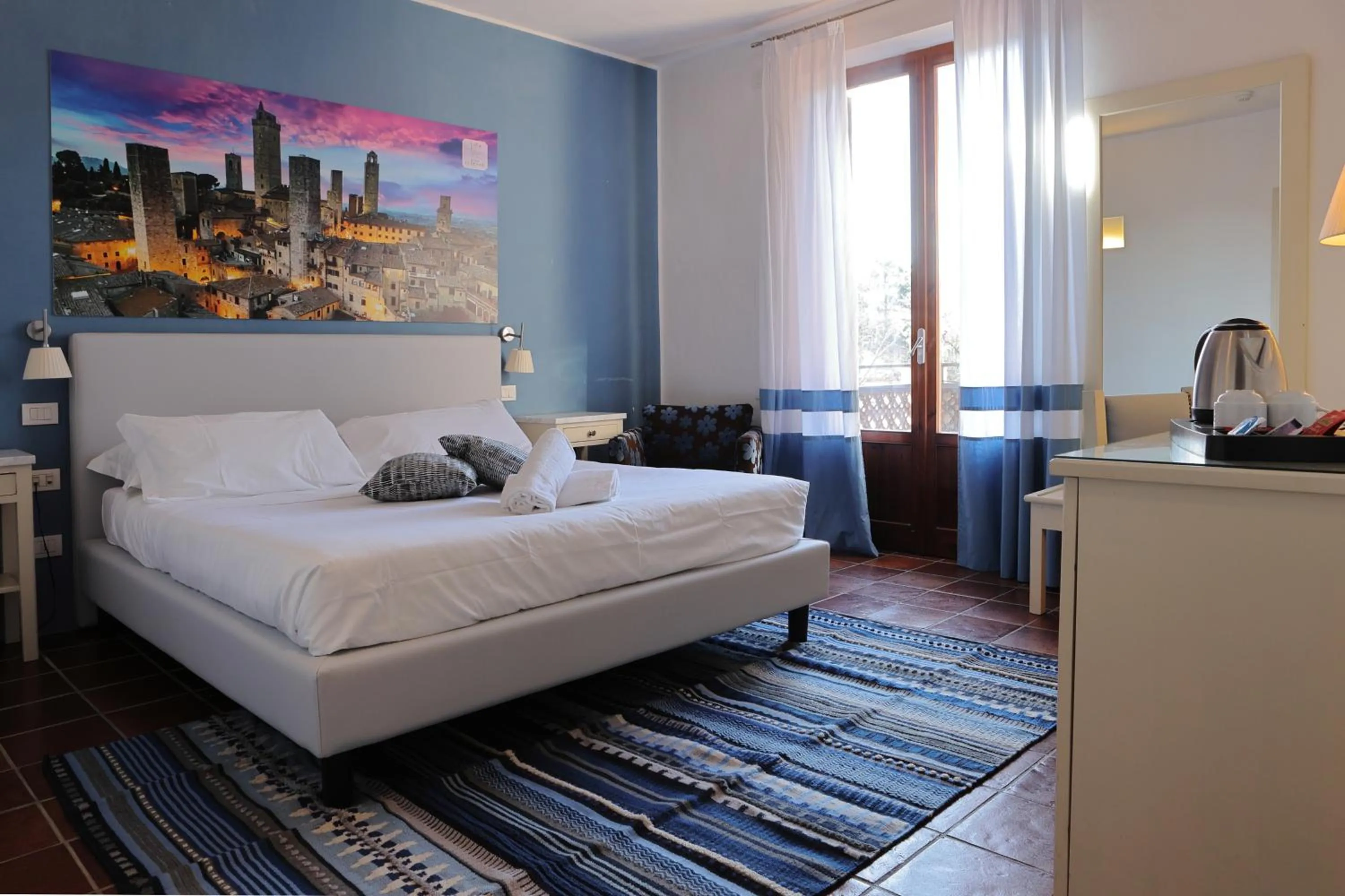 Bed in Hotel Le Renaie