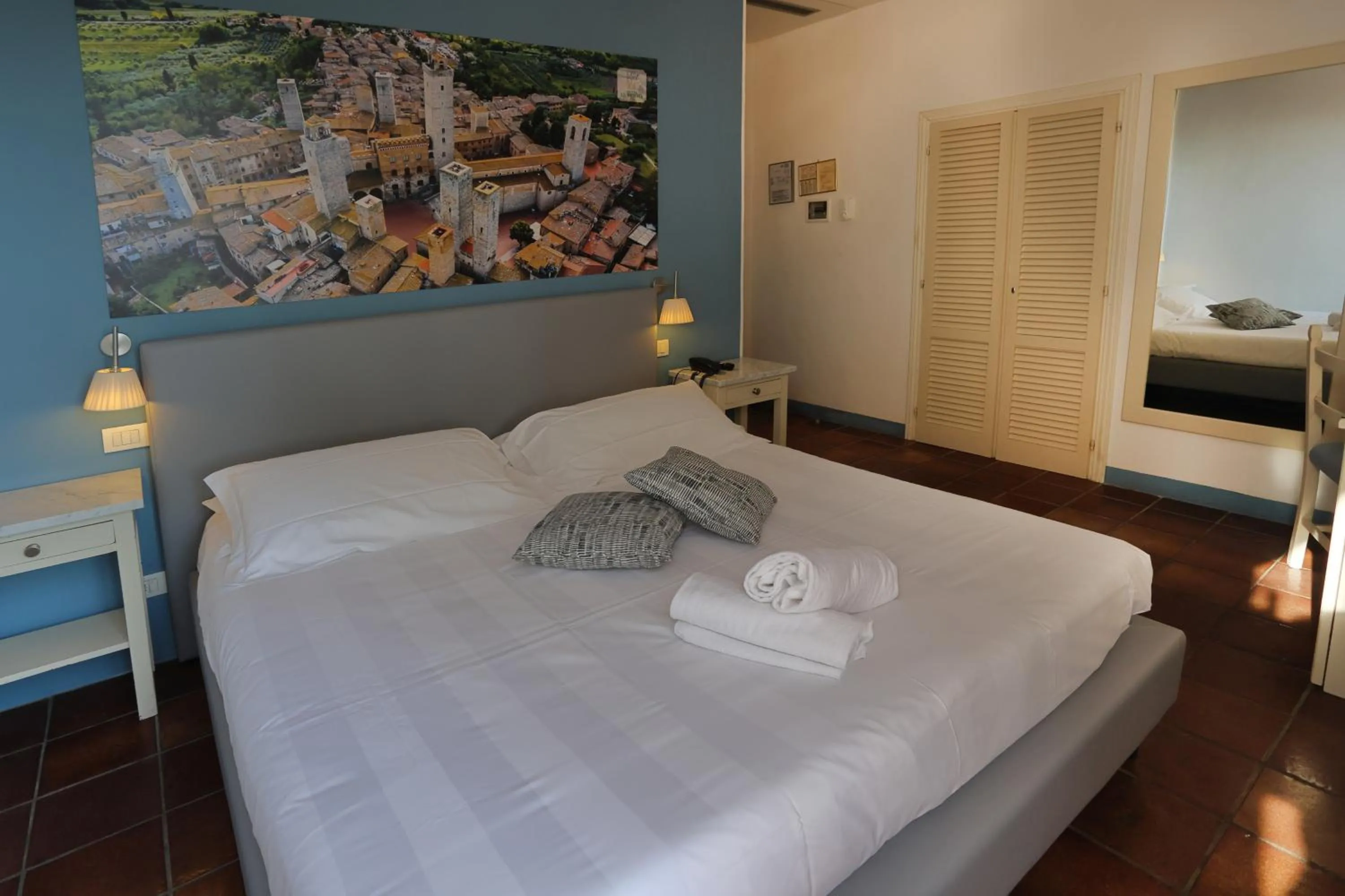 Bed in Hotel Le Renaie