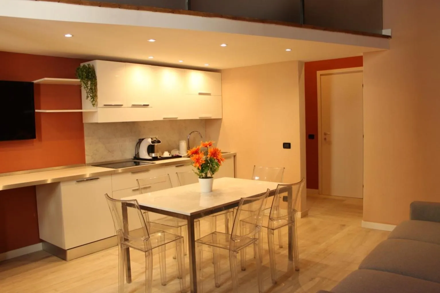 Kitchen or kitchenette in Hotel Ariston