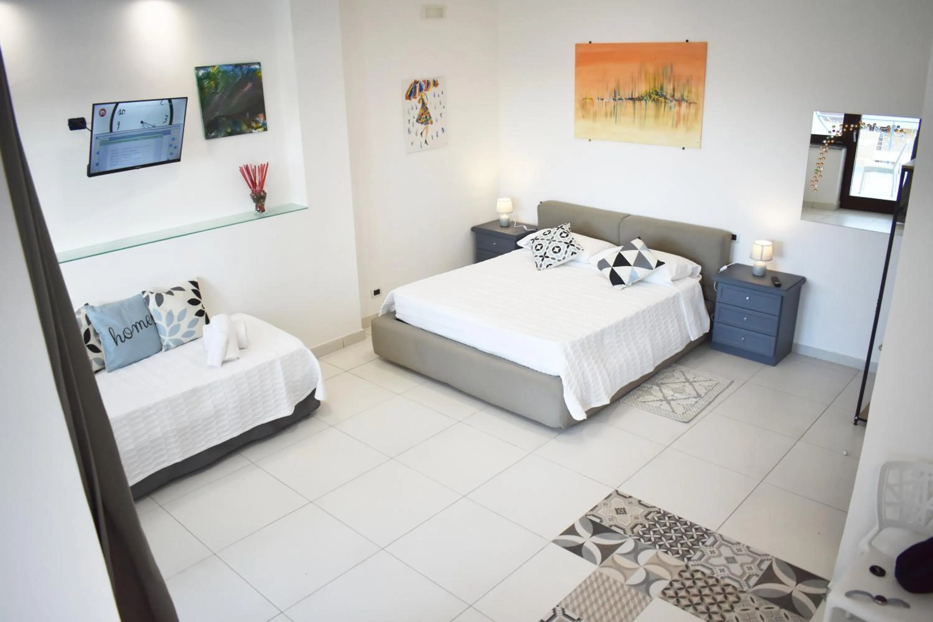 Bed in Lume Art Apartment B&B