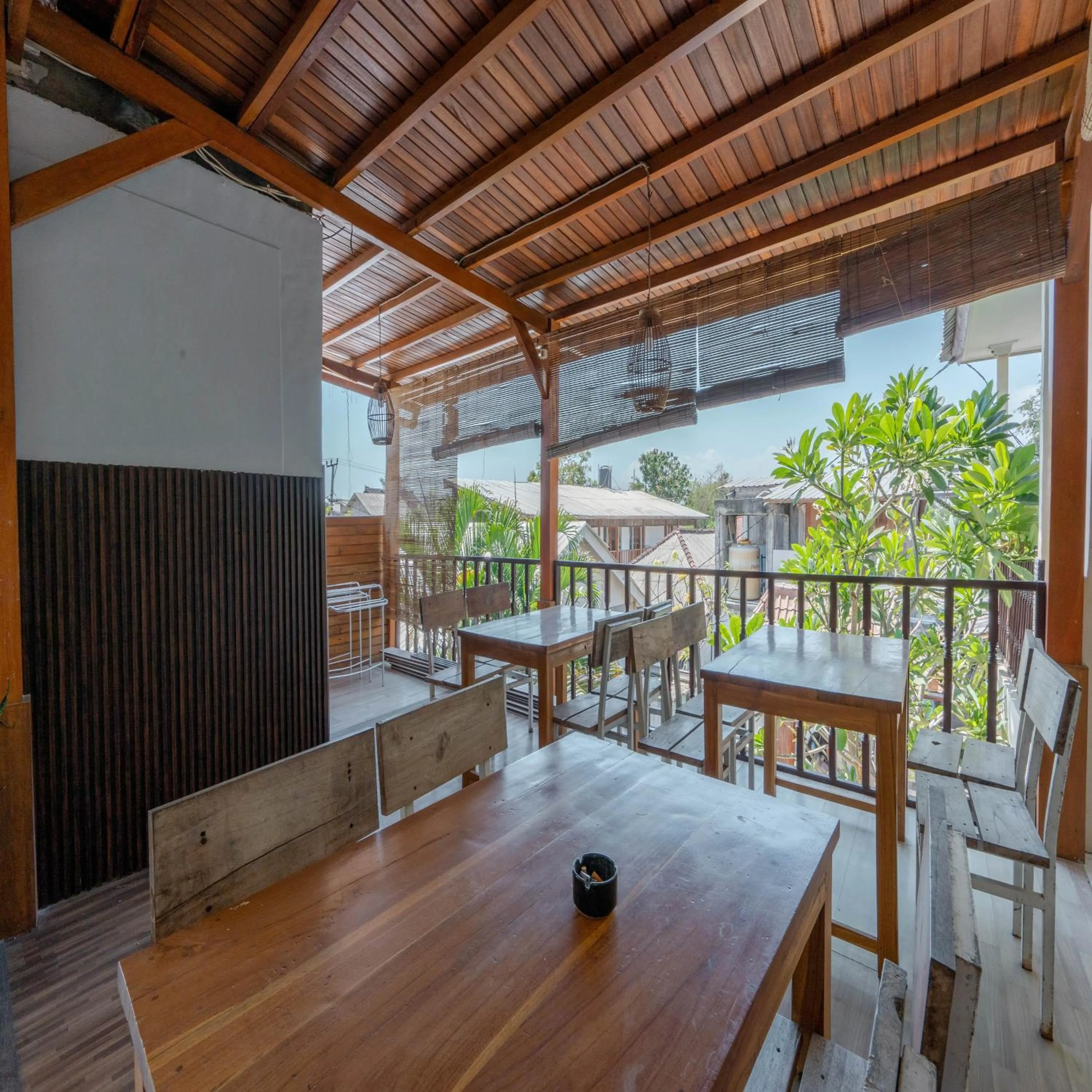 Seating area in Gili White Bamboo Resort