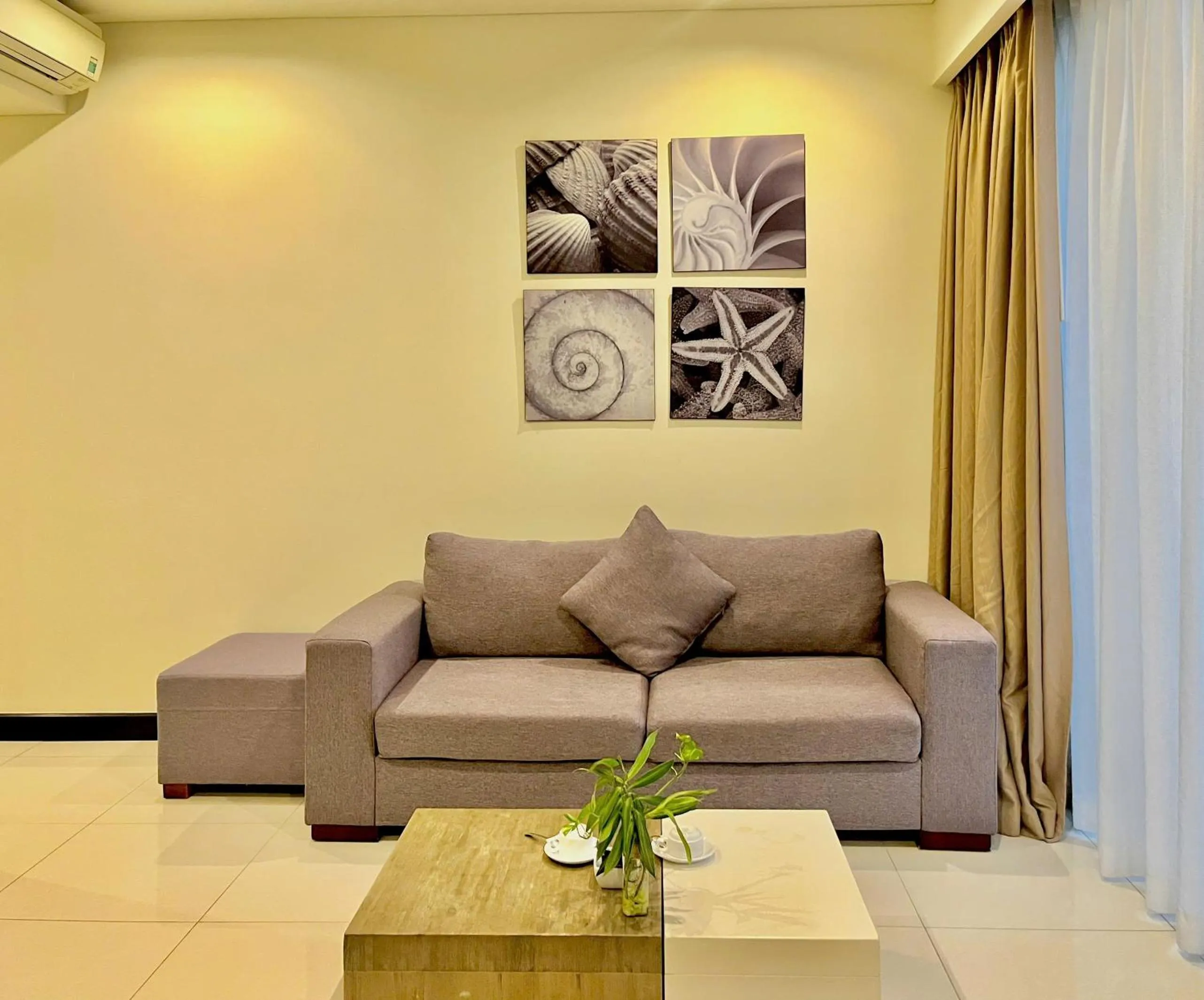 Living room in The Sea Luxury Nha Trang Apartment