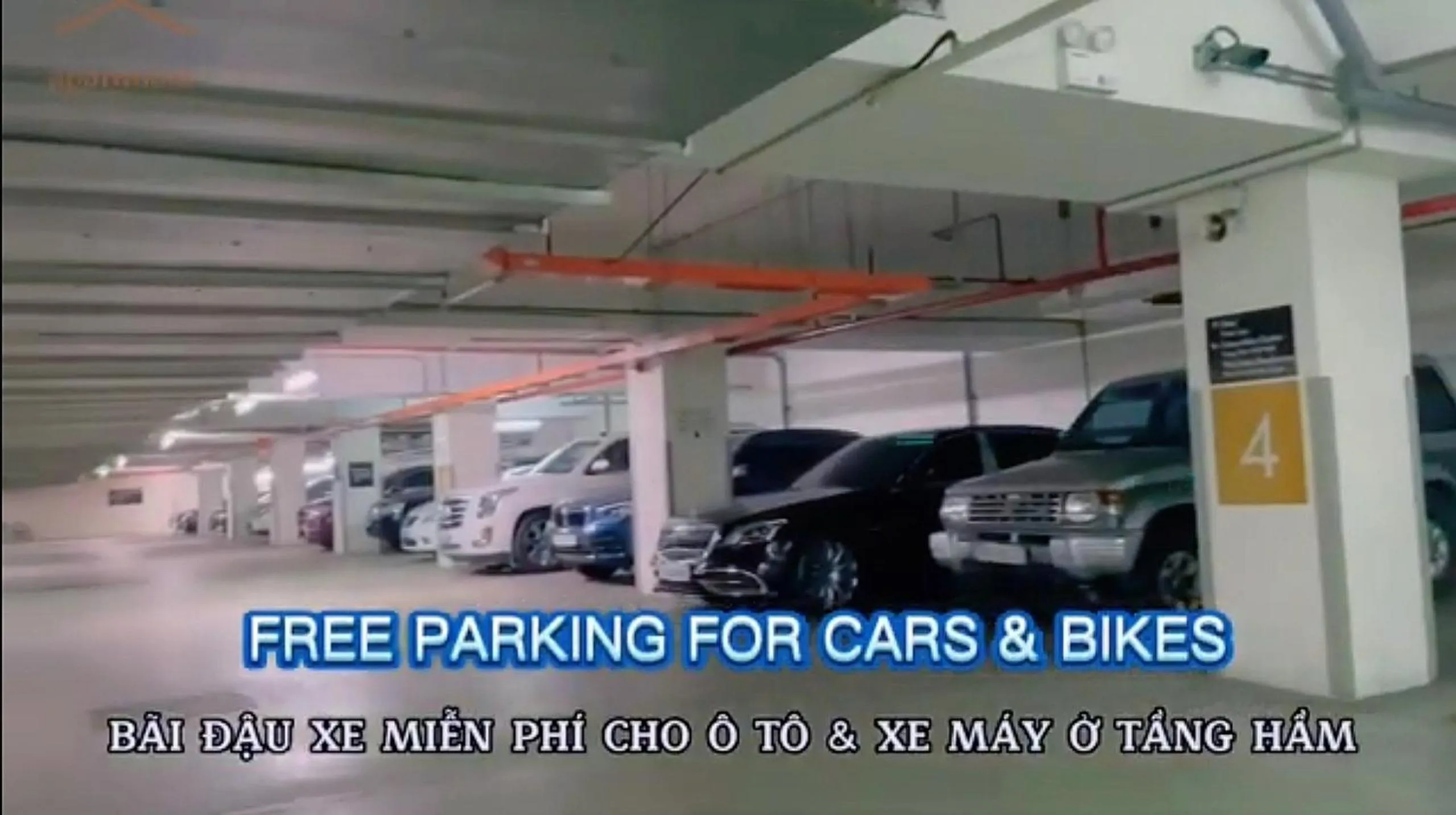 Parking in The Sea Luxury Nha Trang Apartment