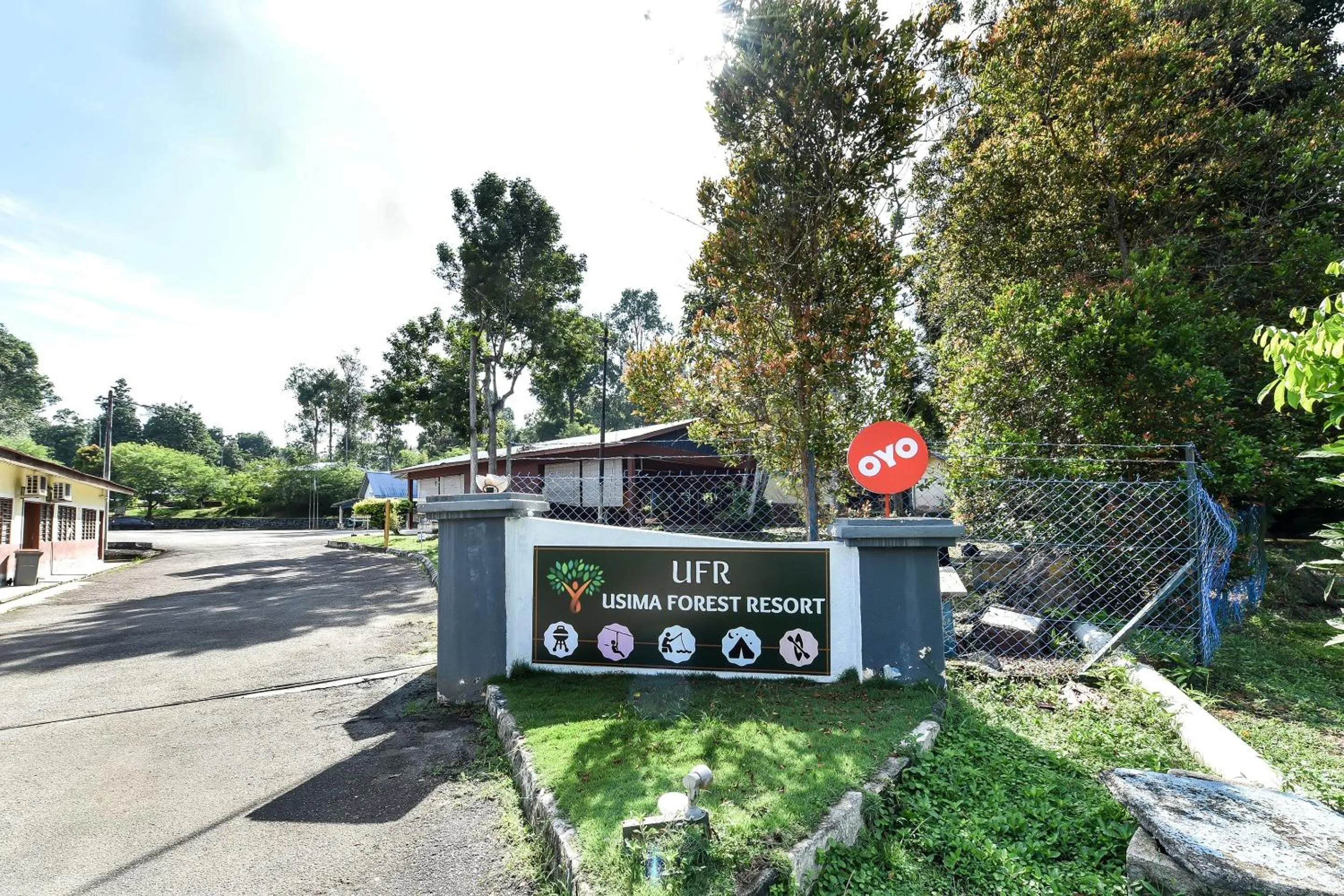 Facade/entrance in Hotel O Usima Forest Resort