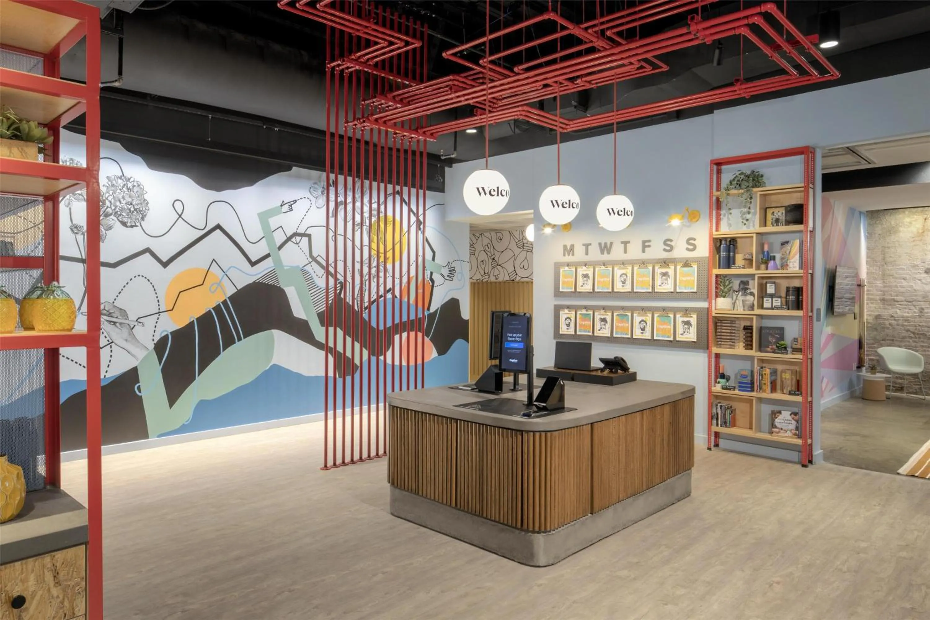 Lobby or reception in Caption By Hyatt Beale Street Memphis