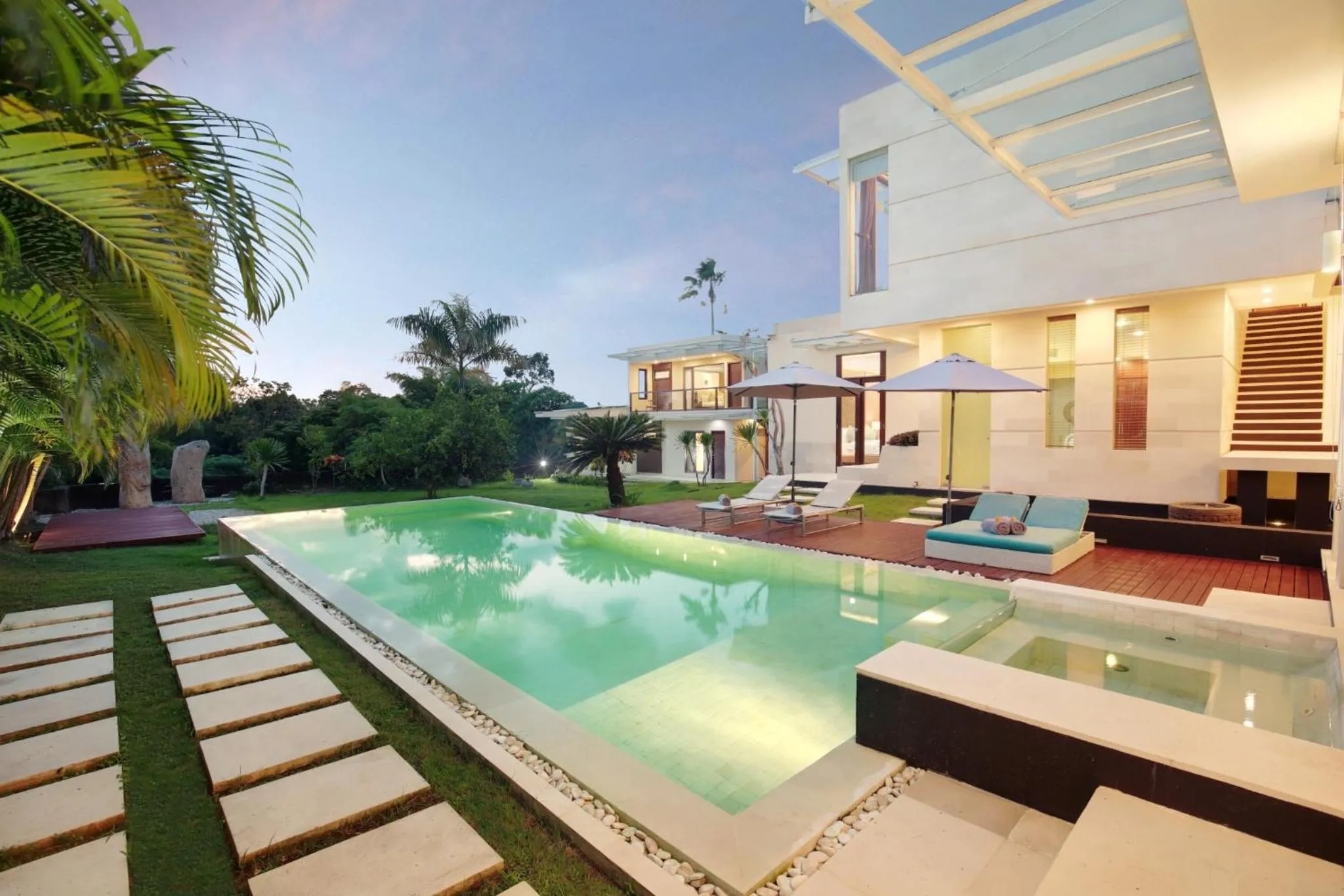 Swimming pool in Nara Villa Canggu by Ini Vie Hospitality