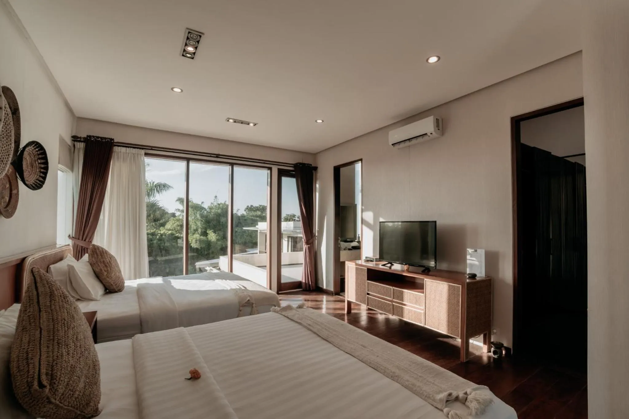 Bed in Nara Villa Canggu by Ini Vie Hospitality