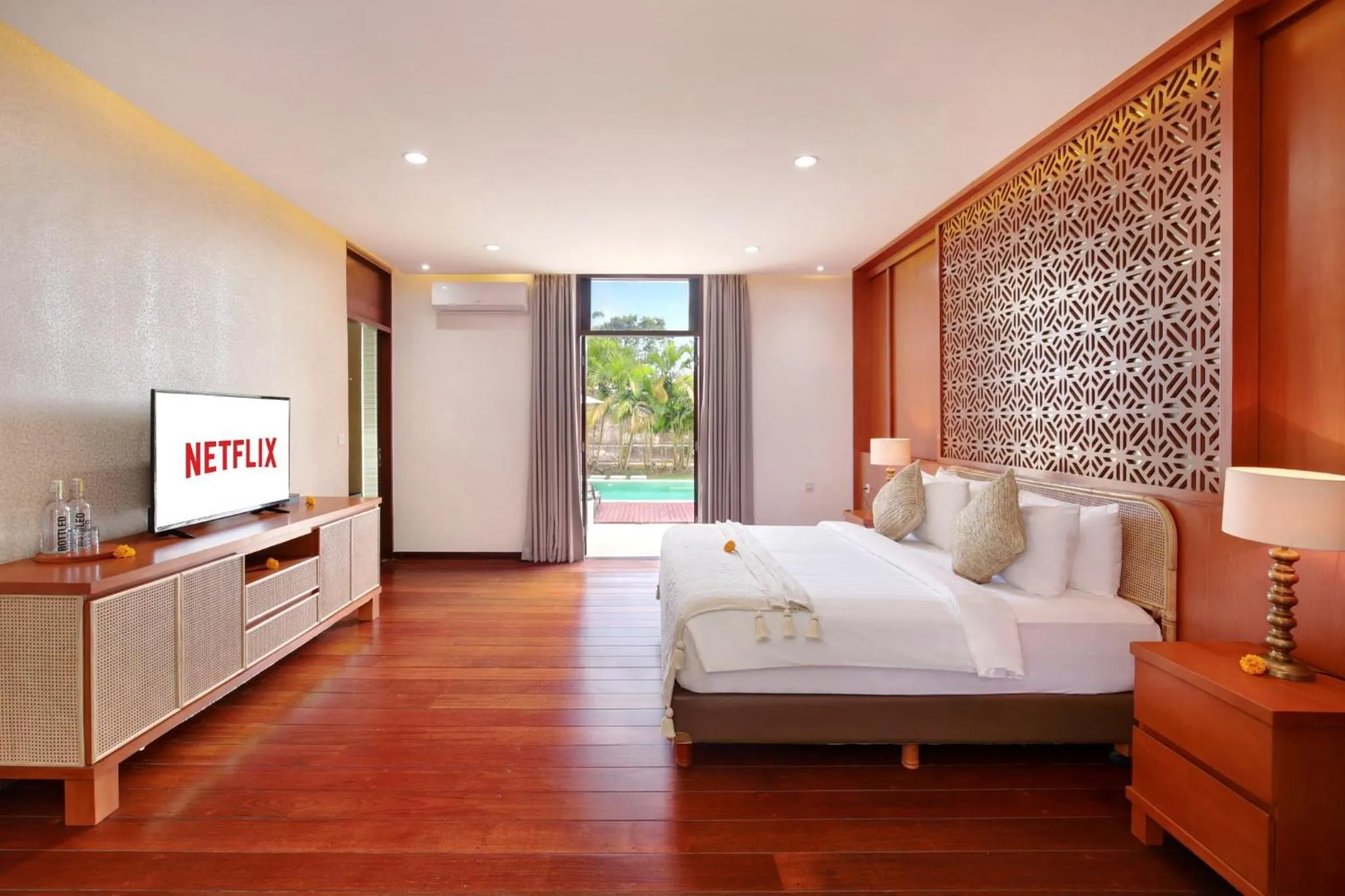 Bedroom, Bed in Nara Villa Canggu by Ini Vie Hospitality