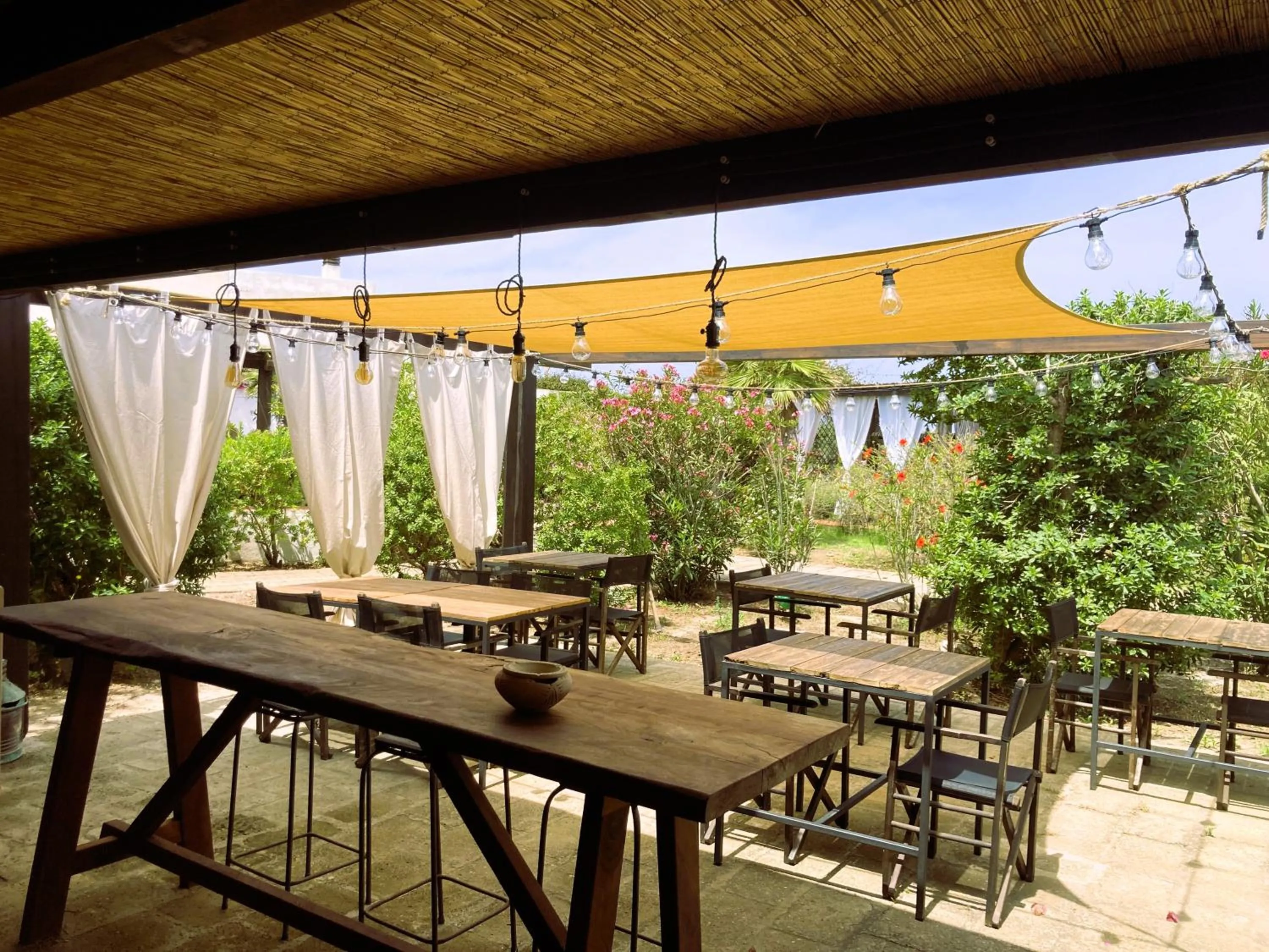 Patio in Le Lanterne Resort