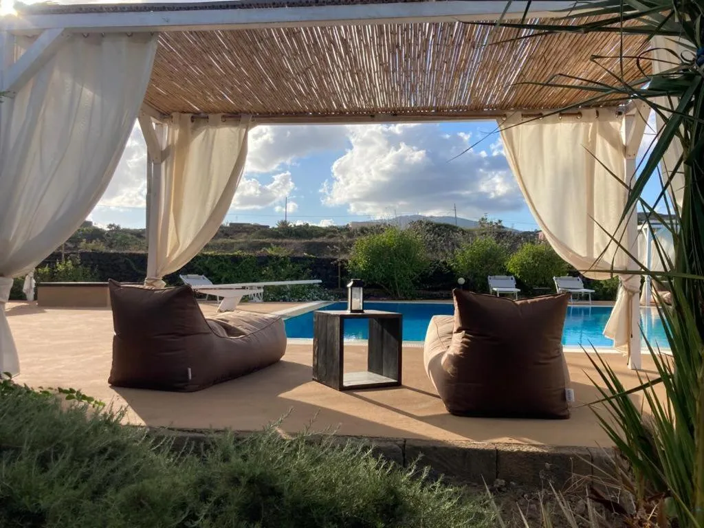 Patio in Le Lanterne Resort