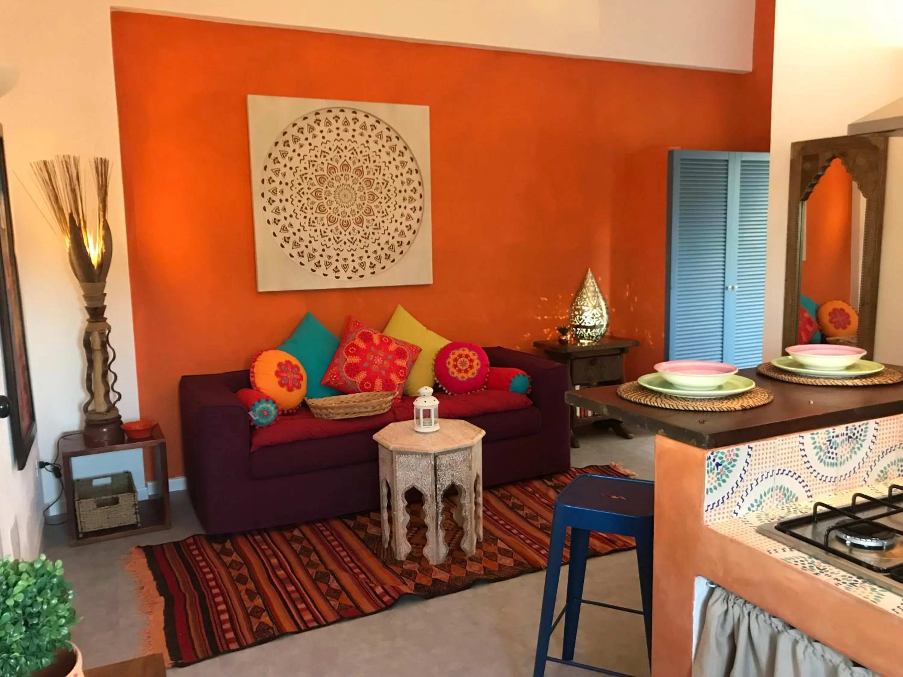 Kitchen or kitchenette in Le Lanterne Resort