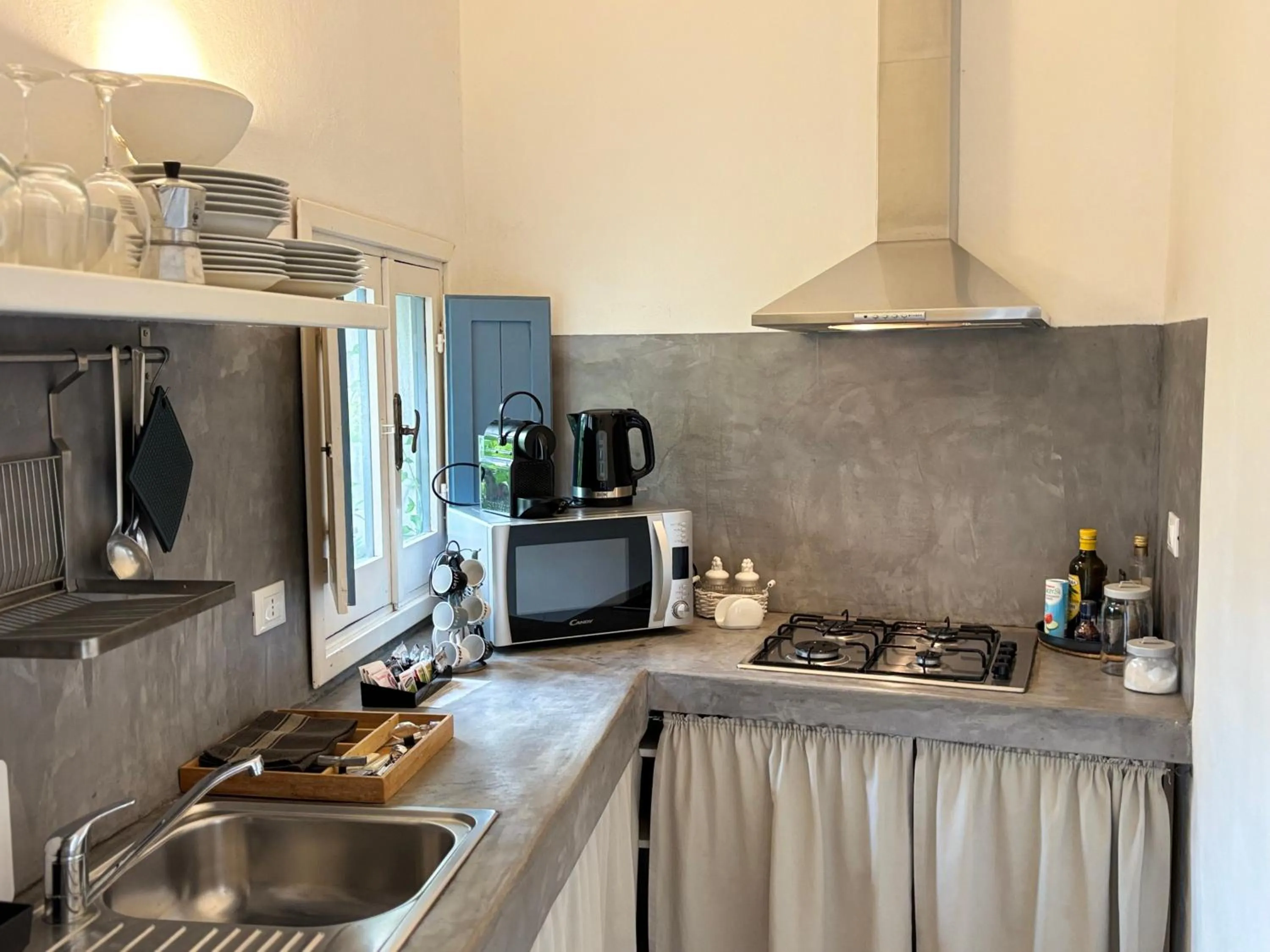 kitchen in Le Lanterne Resort