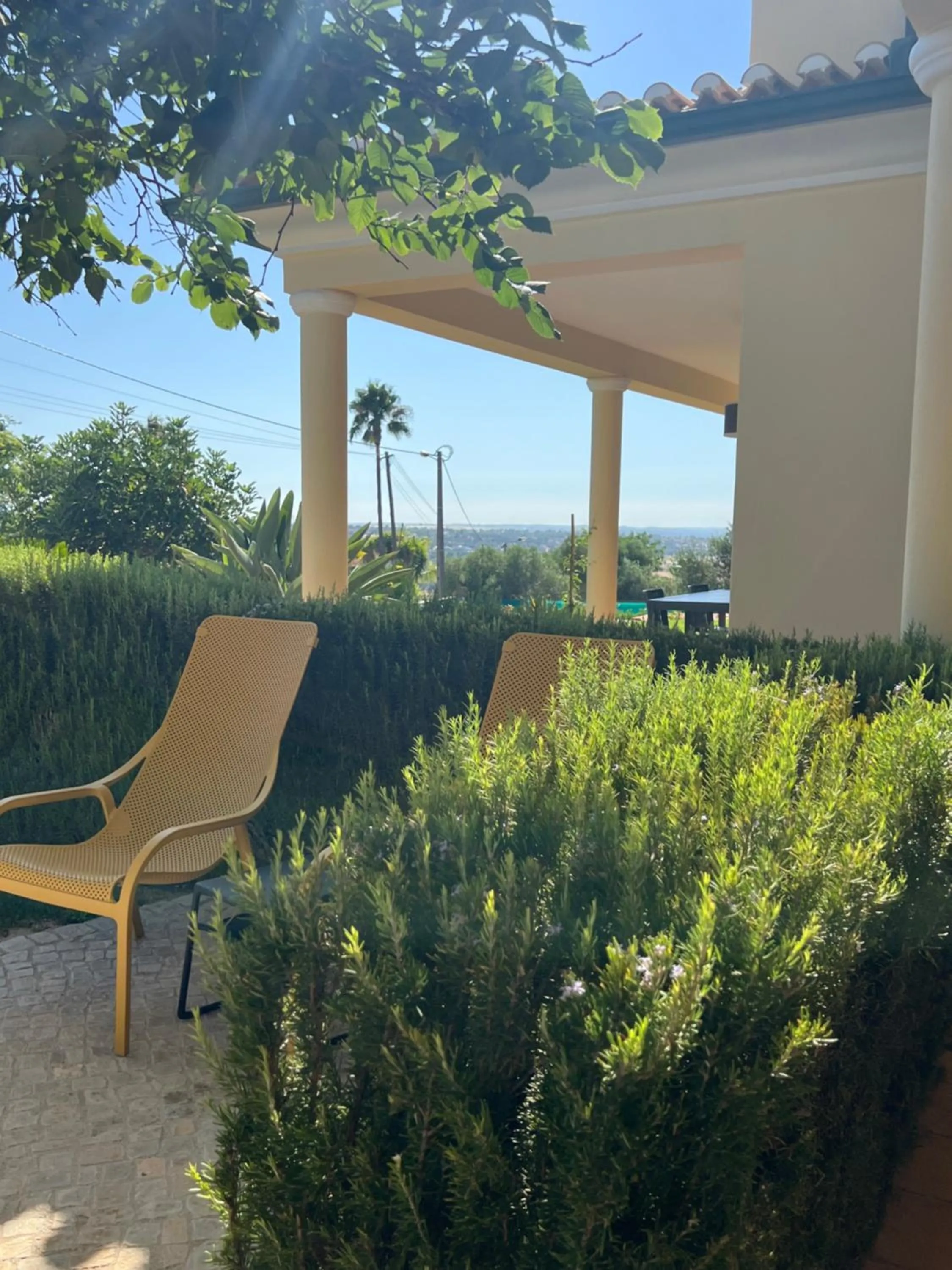 Patio in Villa Tranberg Suites