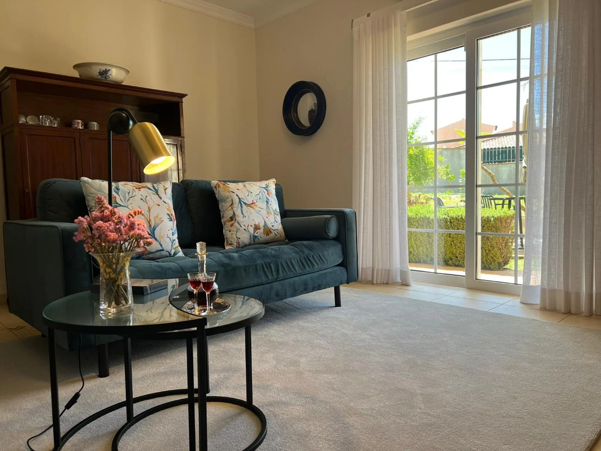 Living room in Villa Tranberg Suites