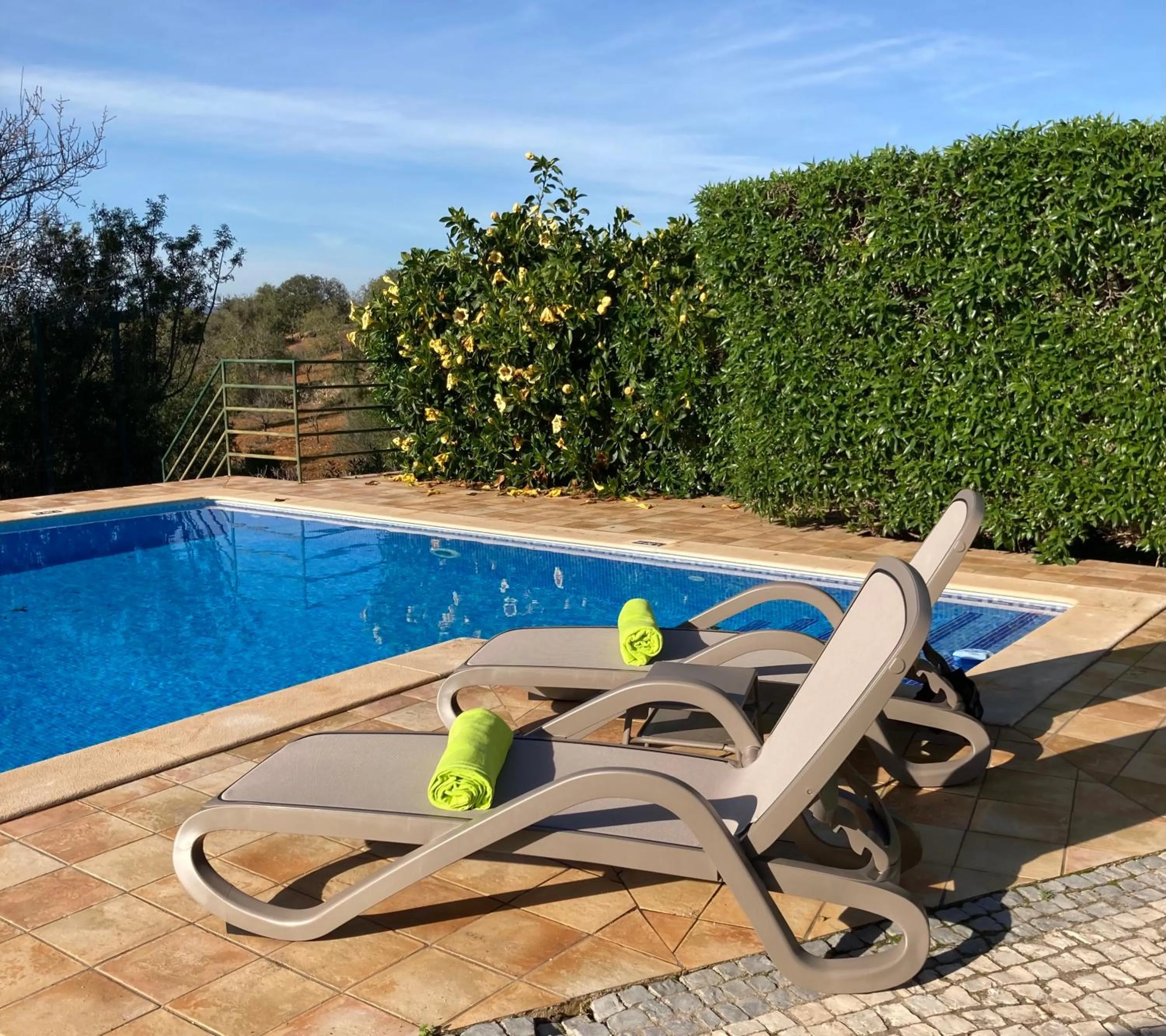 Swimming pool in Villa Tranberg Suites