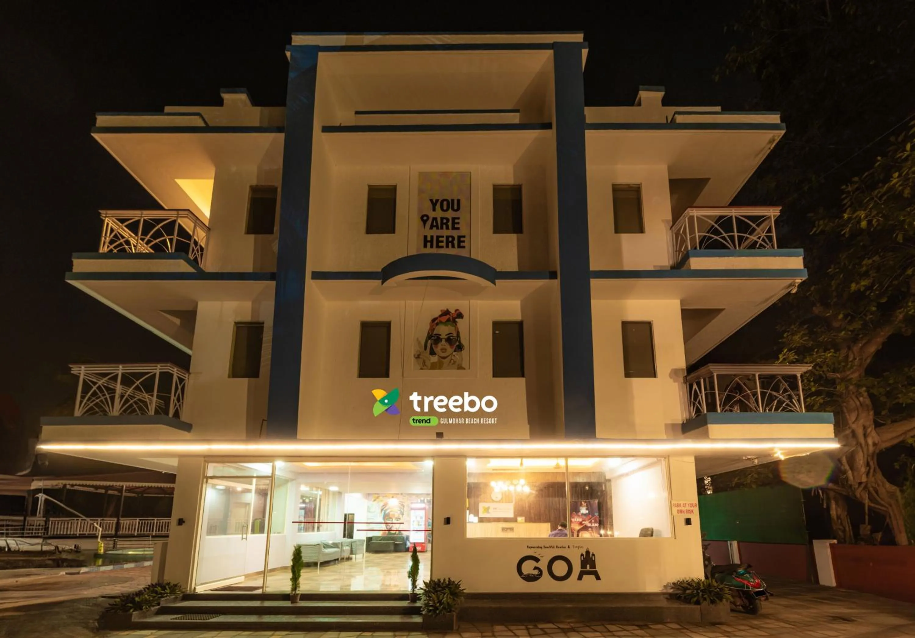 Property building in Treebo Gulmohar Beach Resort with Pool