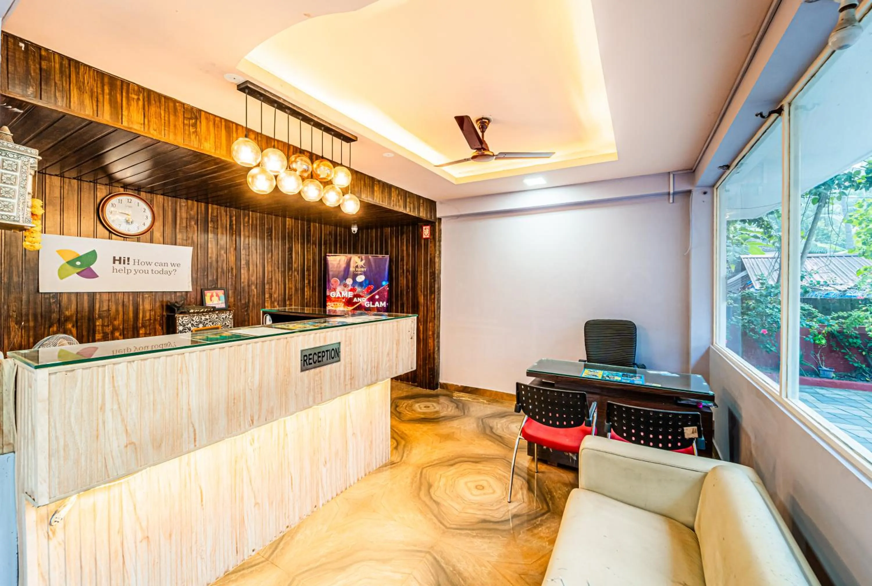 Lobby or reception in Treebo Gulmohar Beach Resort with Pool