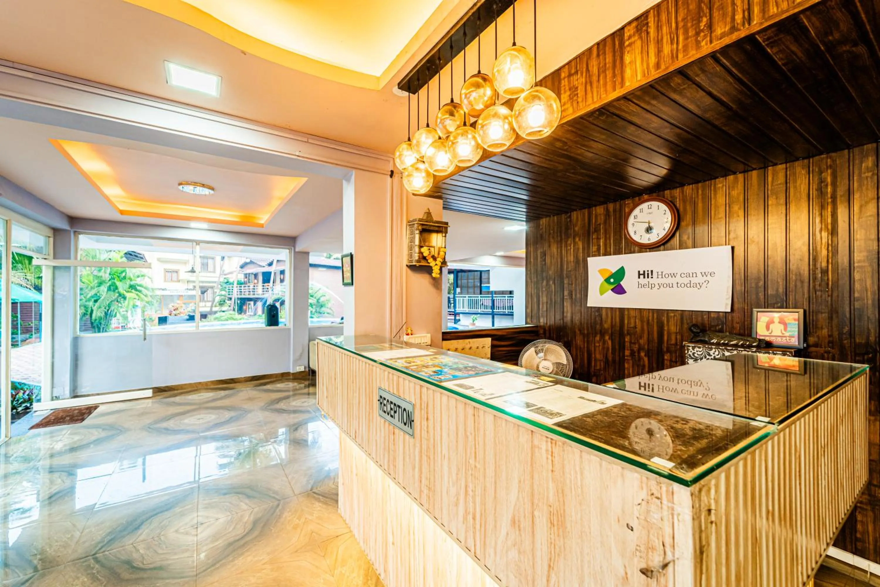 Lobby or reception in Treebo Gulmohar Beach Resort with Pool