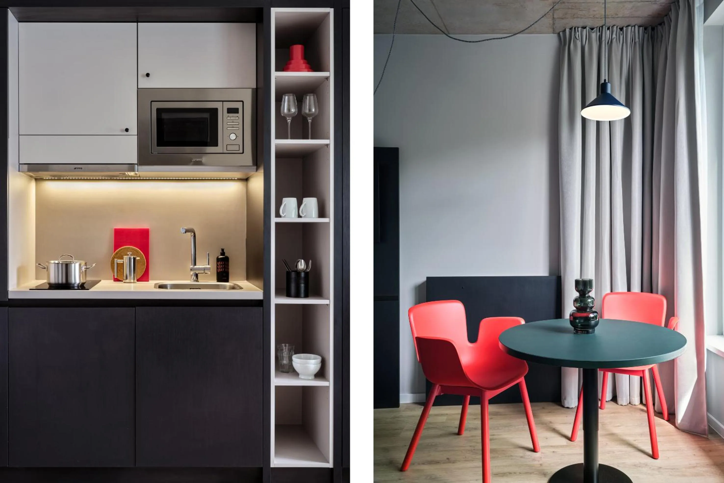 Kitchen or kitchenette in STAYERY Bremen