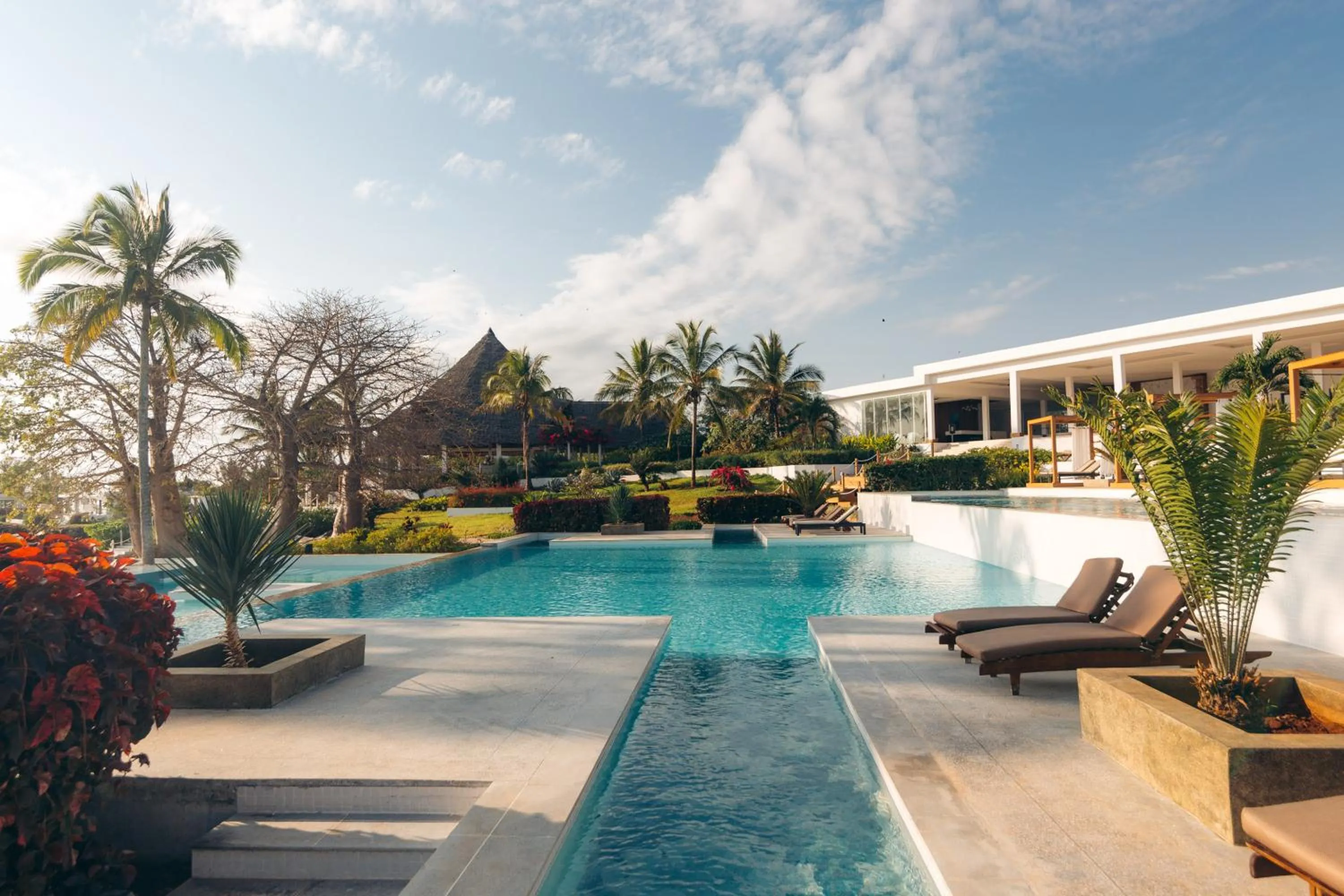 Pool view in Safira Blu Luxury Resort & Villas