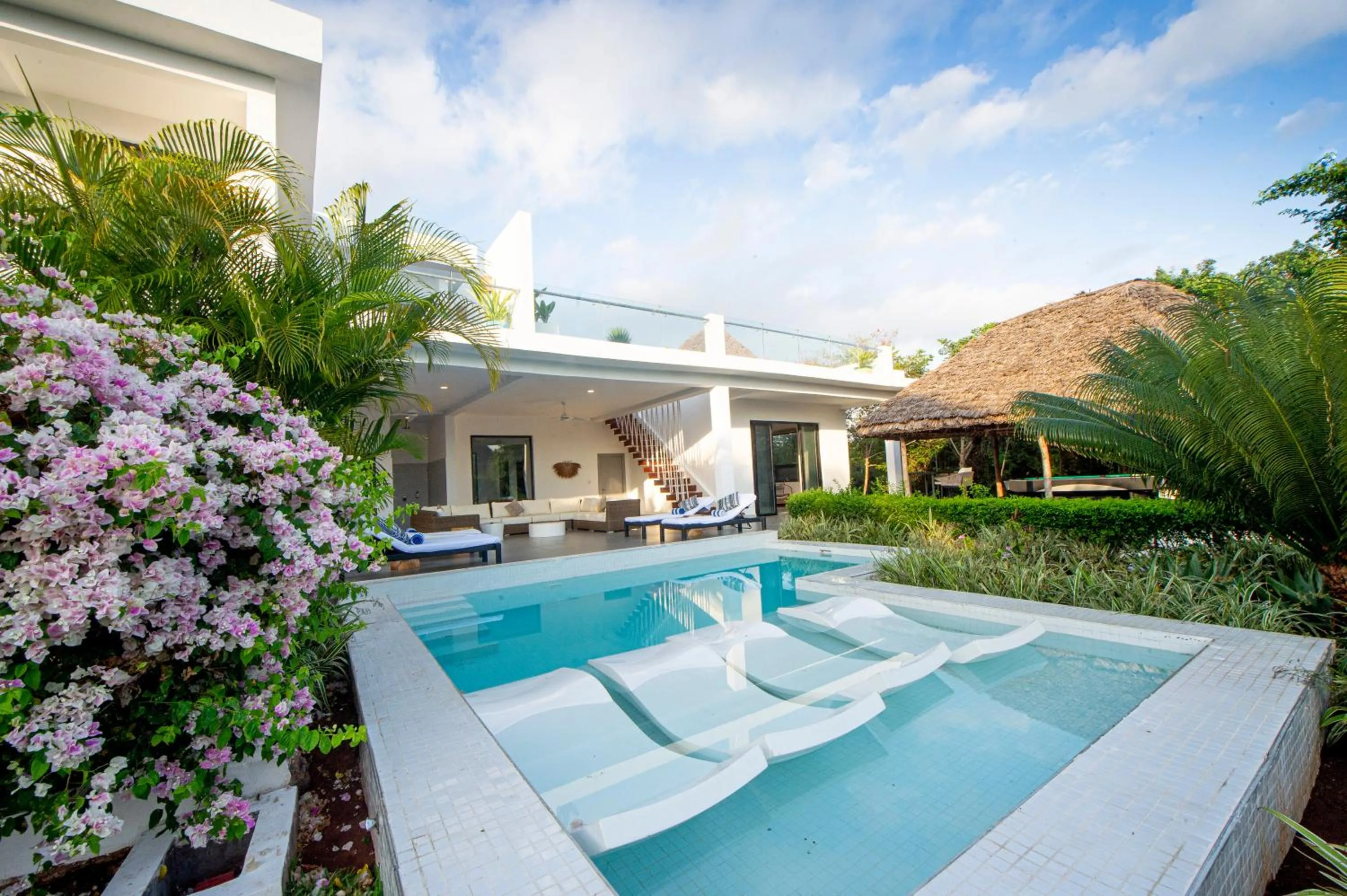 Pool view in Safira Blu Luxury Resort & Villas