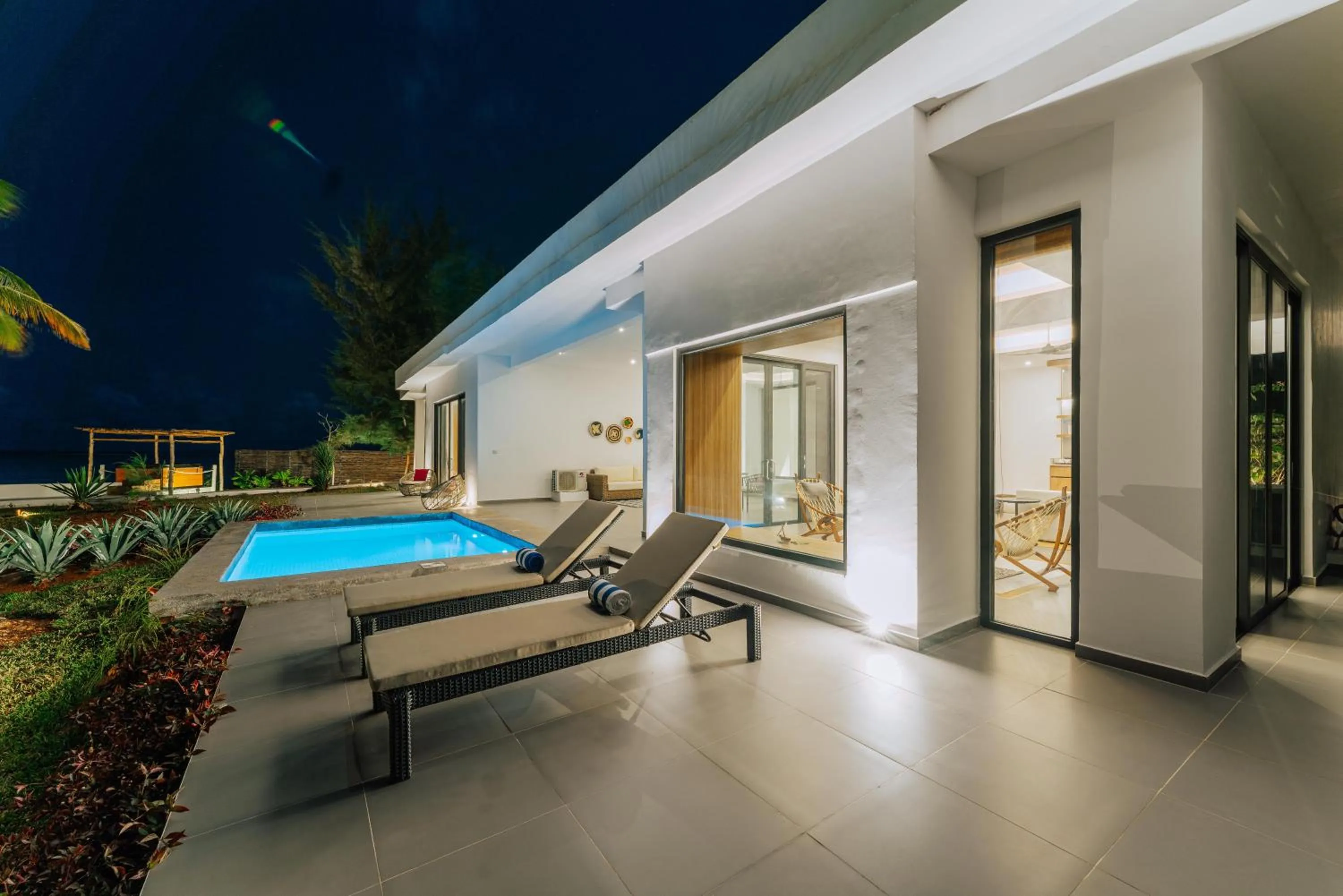 Patio in Safira Blu Luxury Resort & Villas