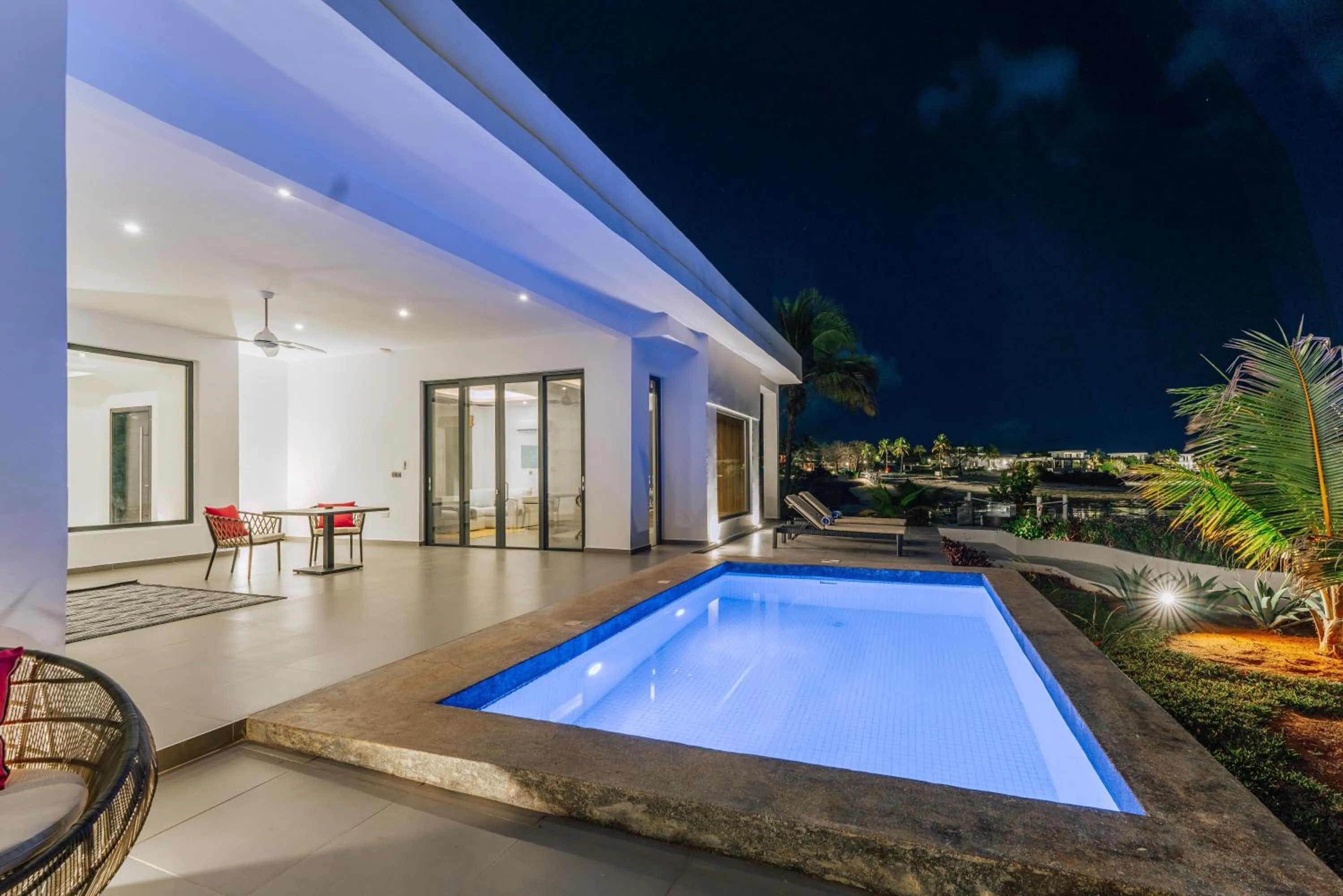 Patio in Safira Blu Luxury Resort & Villas