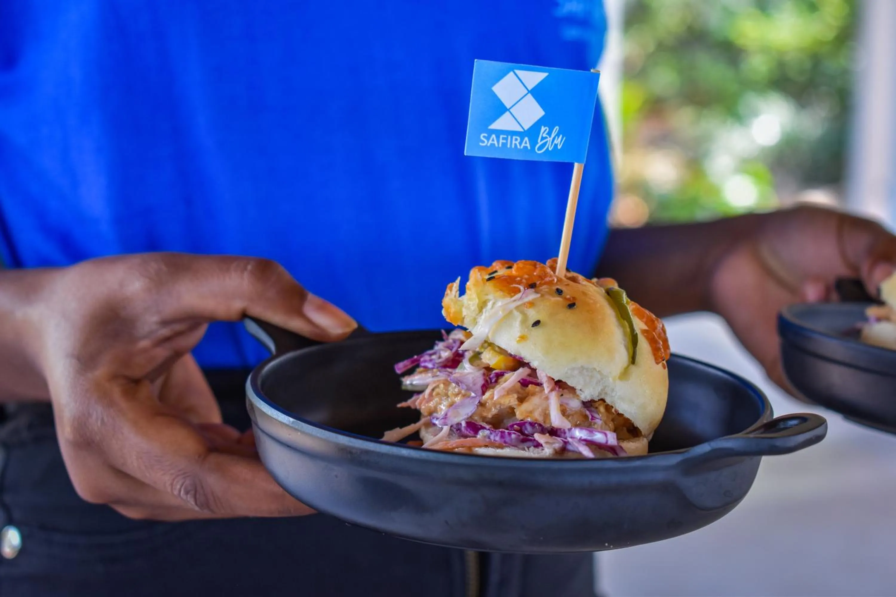 Food close-up in Safira Blu Luxury Resort & Villas